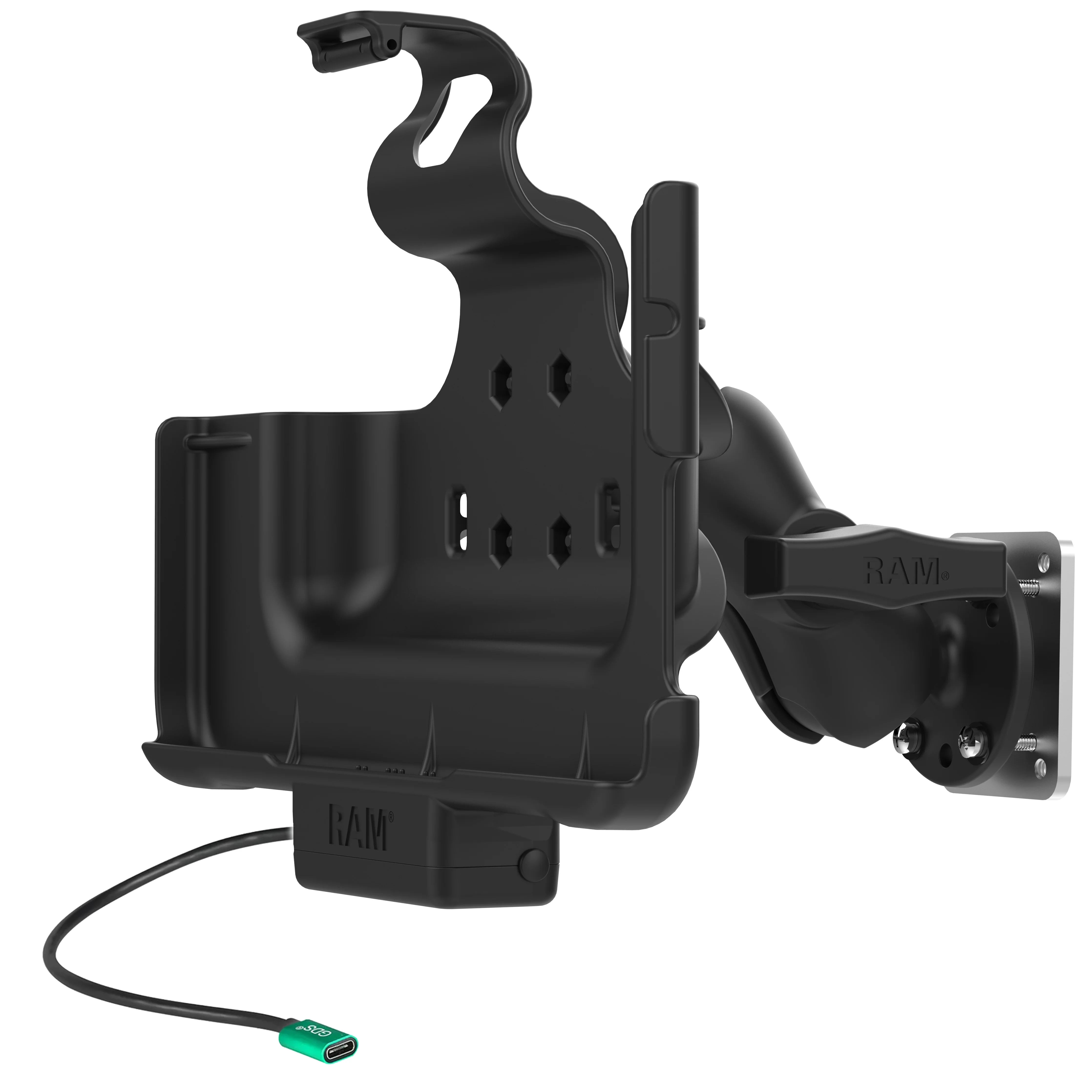 RAMĀ® Powered Dock & Dashboard Mount for Samsung Tab Active5 Pro & 4 Pro - Image 2
