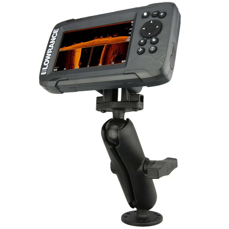 RAM® Double Ball Mount for Lowrance Eagle 4 & 5, Hook² & Reveal 5