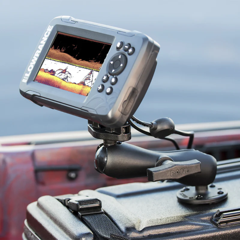RAM® Double Ball Mount for Lowrance Eagle 4 & 5, Hook² & Reveal 5 - Image 5