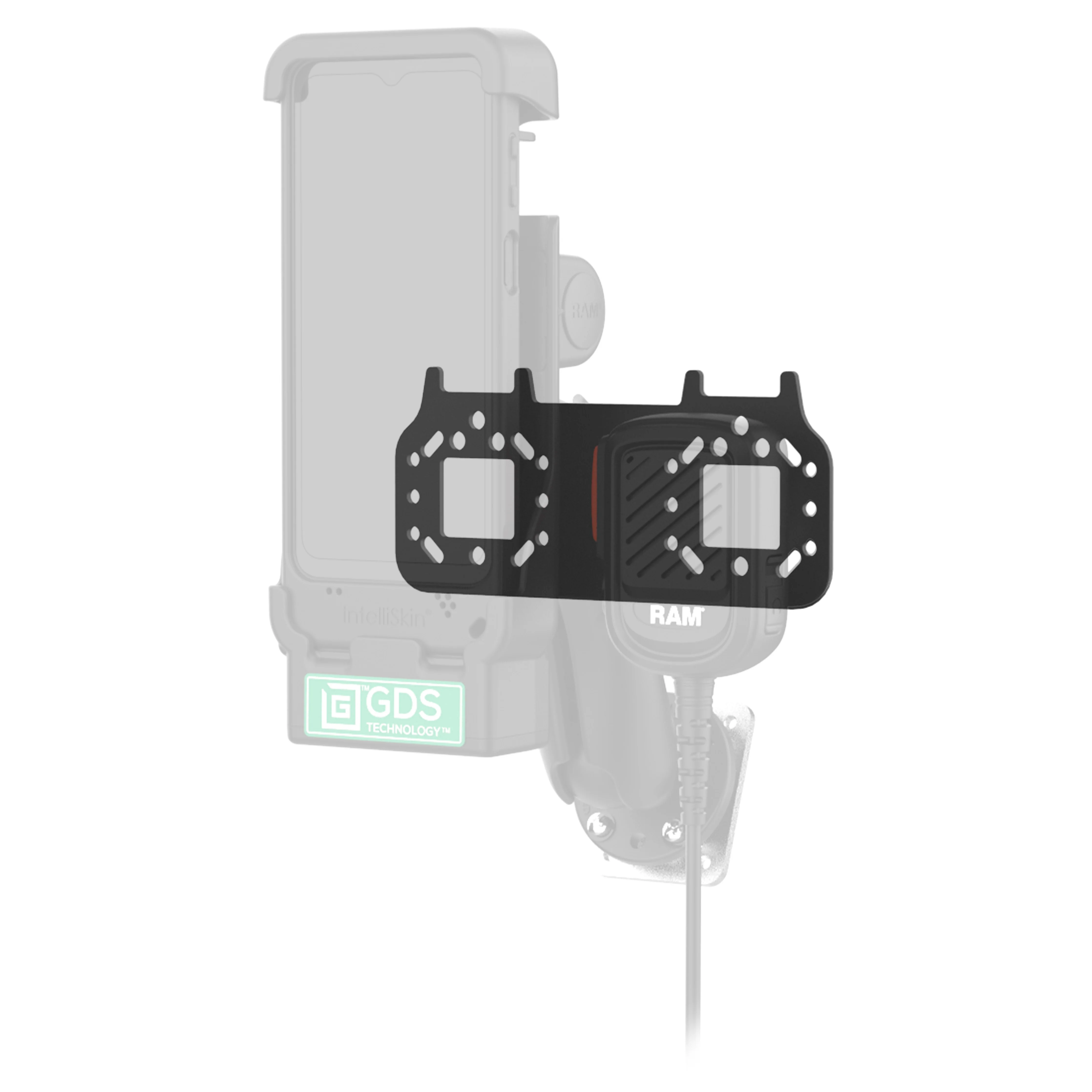 RAM® Short Bracket Adapter for PTT Remote Speaker Microphones - Image 2