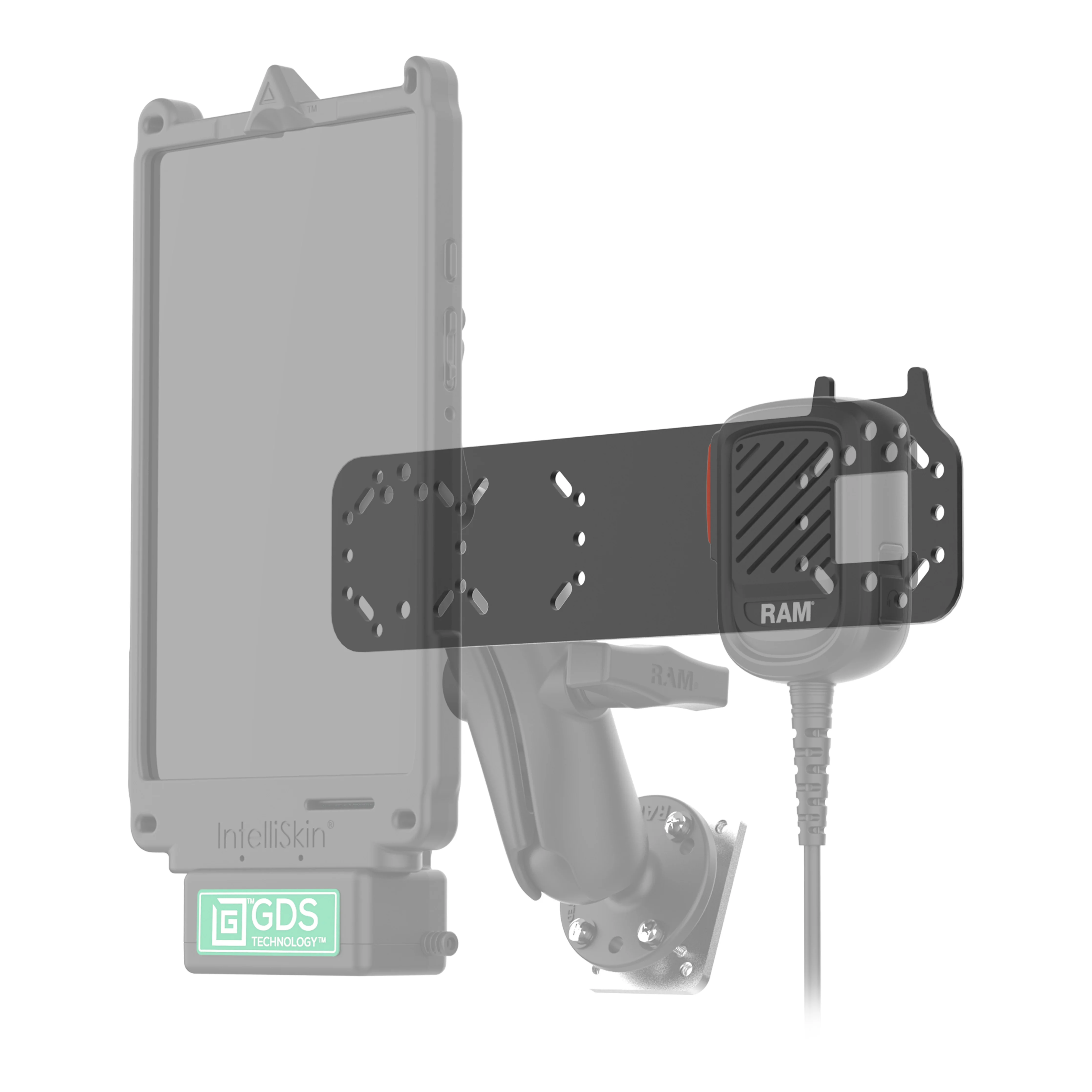 RAM® Standard Bracket Adapter for PTT Remote Speaker Microphones - Image 2