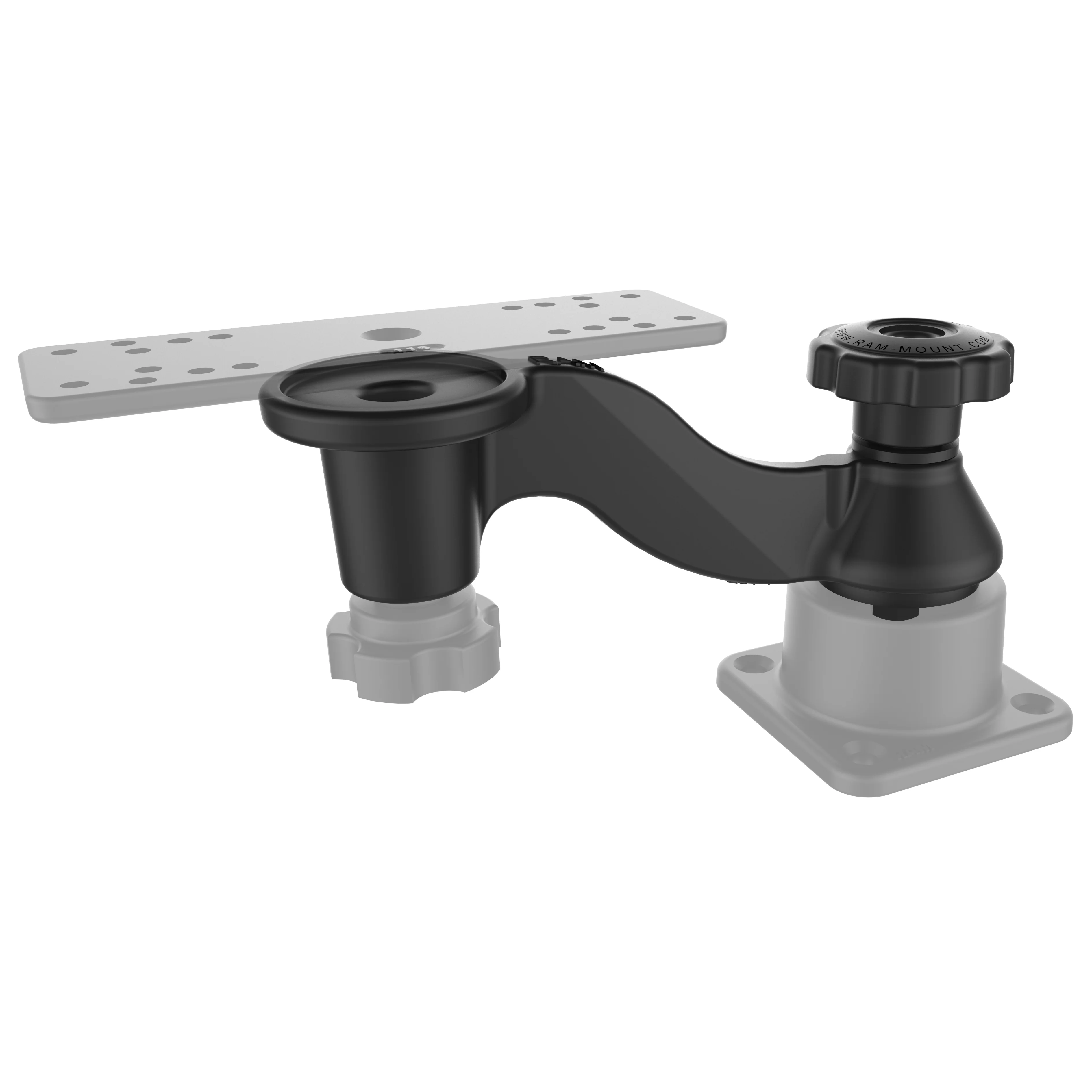 RAMĀ® 6" Curved Swing Arm for Horizontal/Vertical Mounts