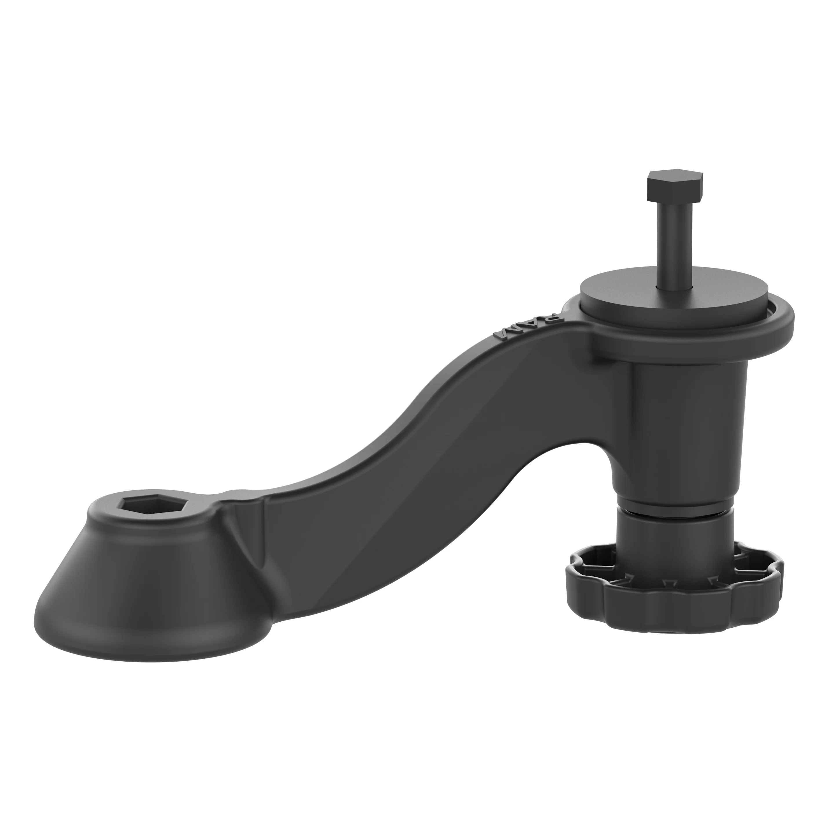 RAMĀ® 6" Curved Extension Swing Arm for Horizontal/Vertical Mounts - Image 2