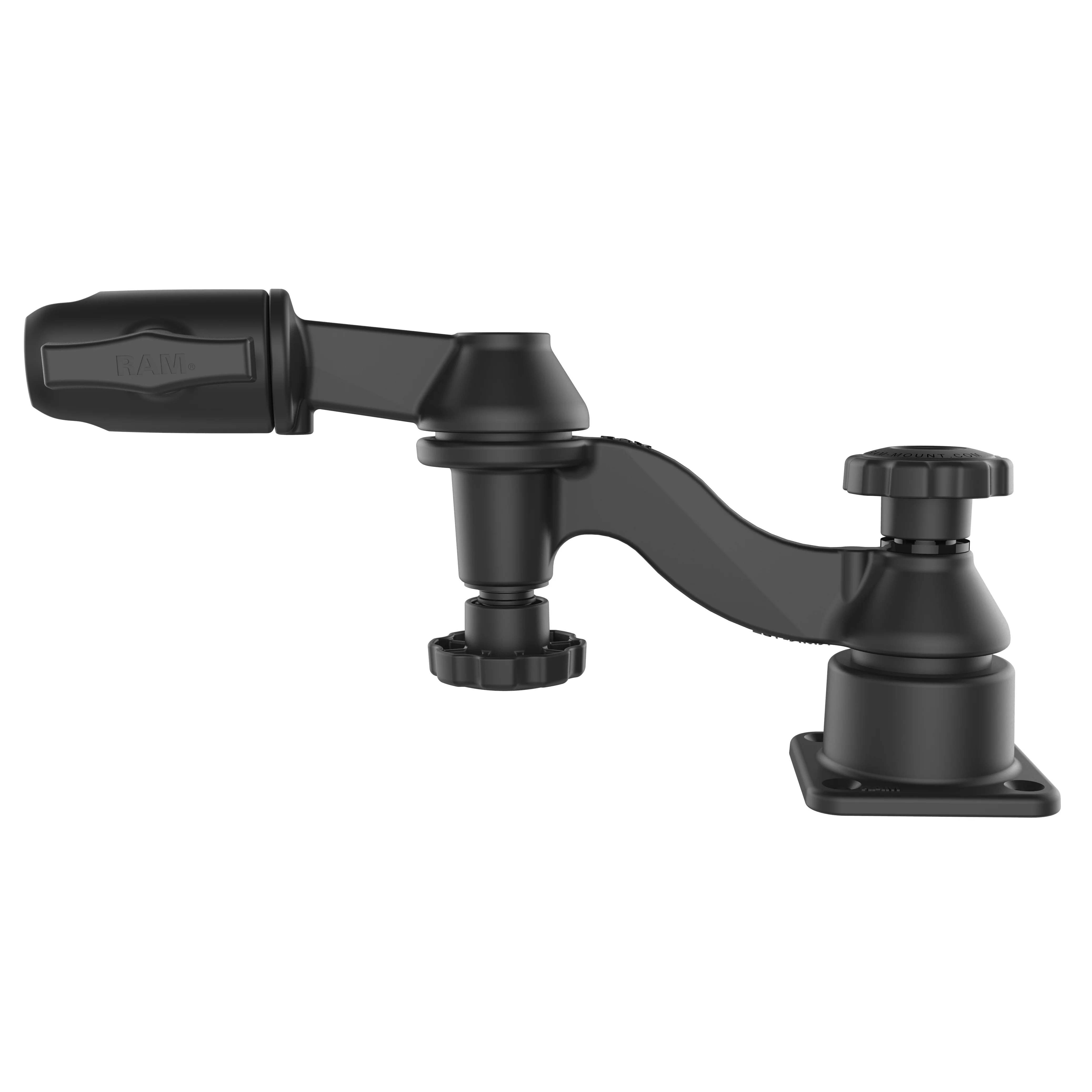 RAM® Horizontal 12" Swing Arm Mount with Socket Arm - Image 3