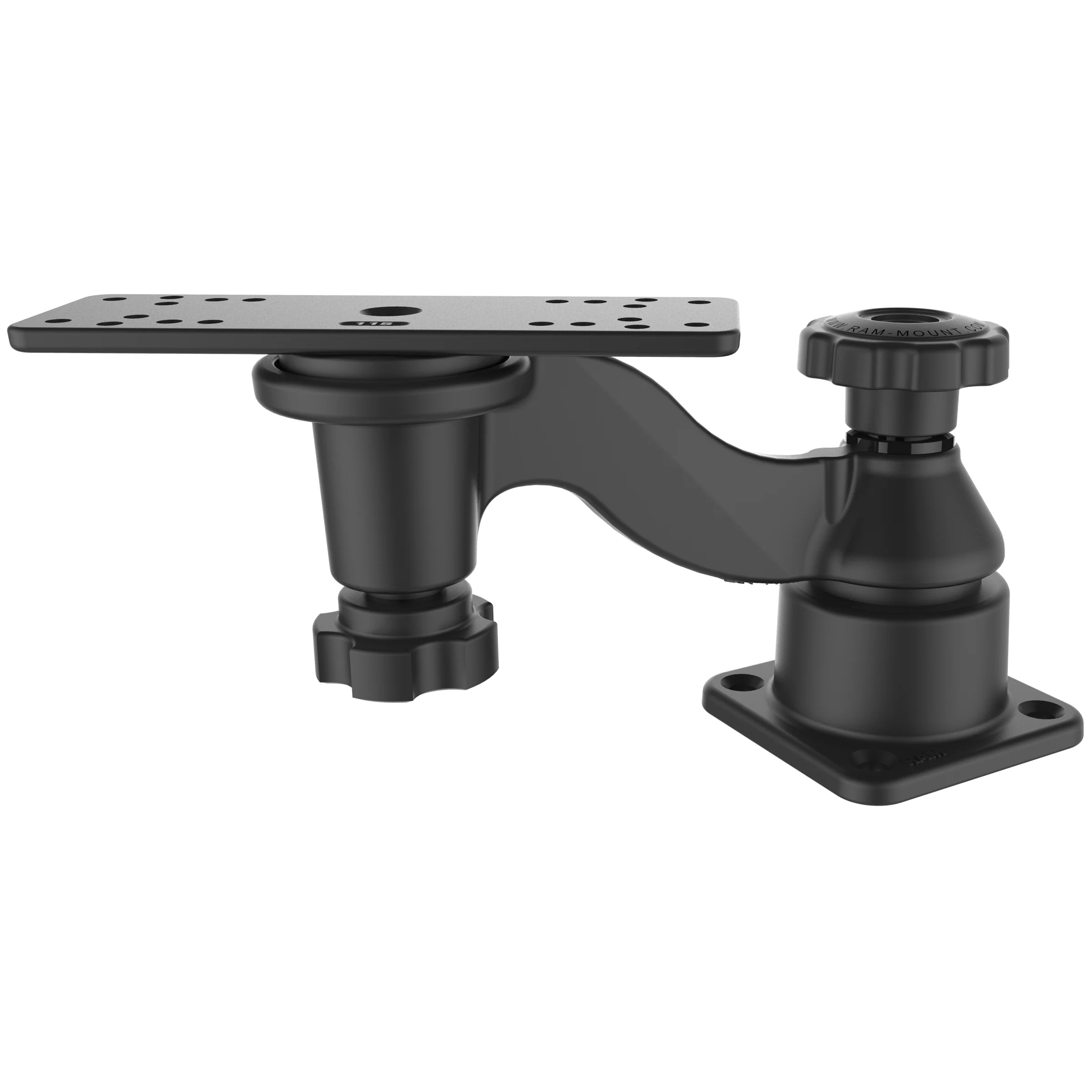 RAMĀ® Horizontal 6" Swing Arm Mount for Fish Finders & Plotters - Image 2