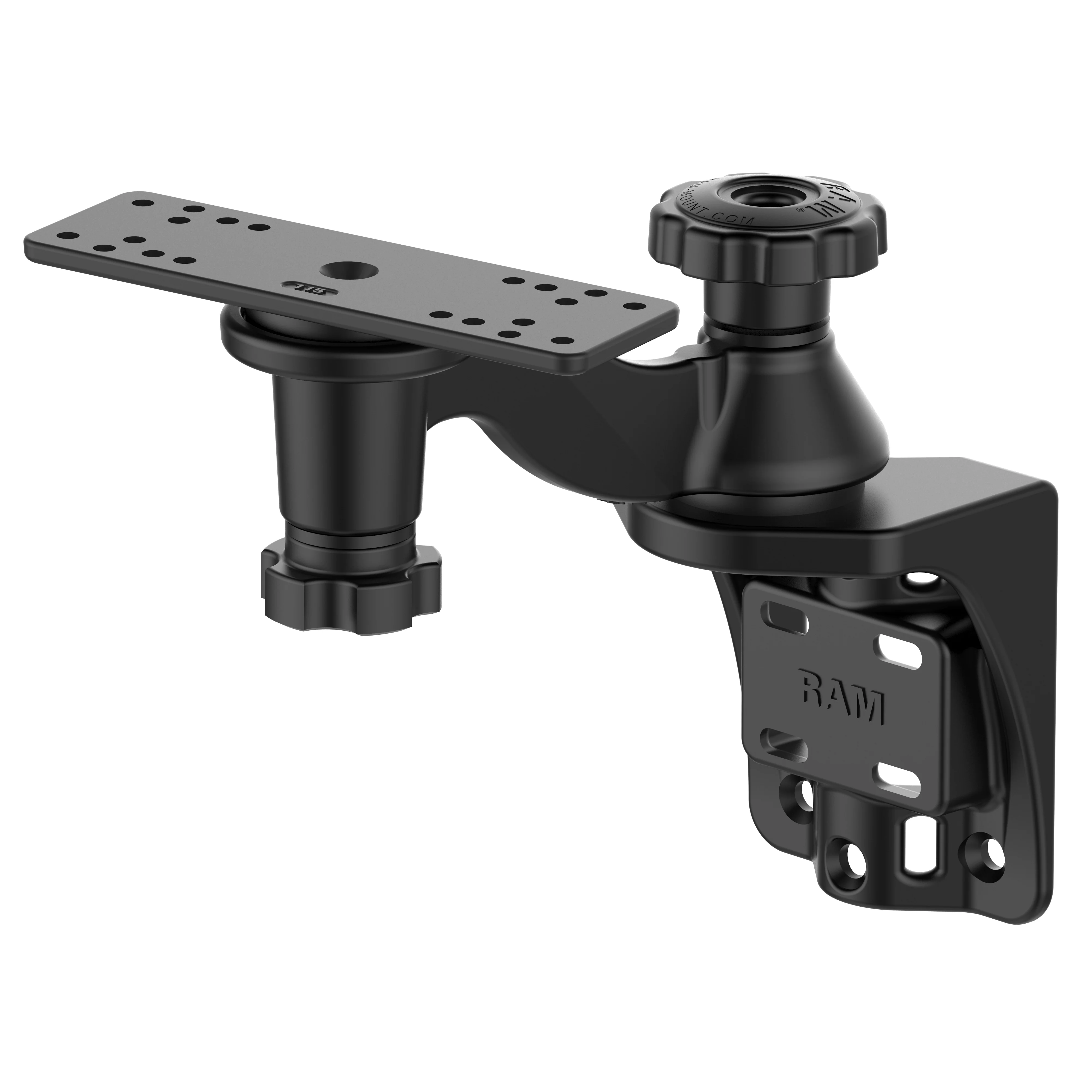 RAM® Vertical 6" Swing Arm Mount for Fish Finders & Plotters - Image 2
