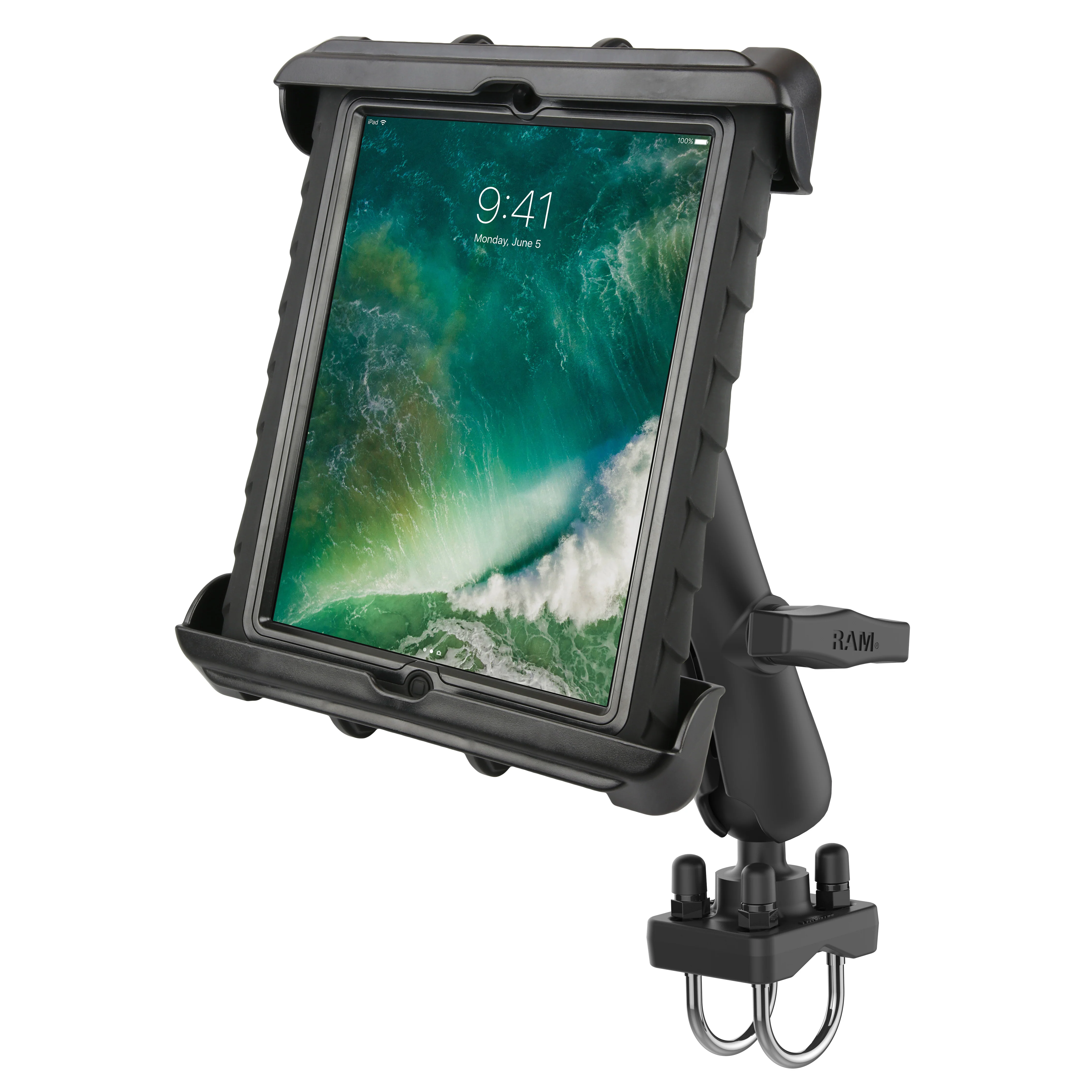 RAM® Tab-Tite™ Large Tablet Holder with Double U-Bolt Mount - Image 2