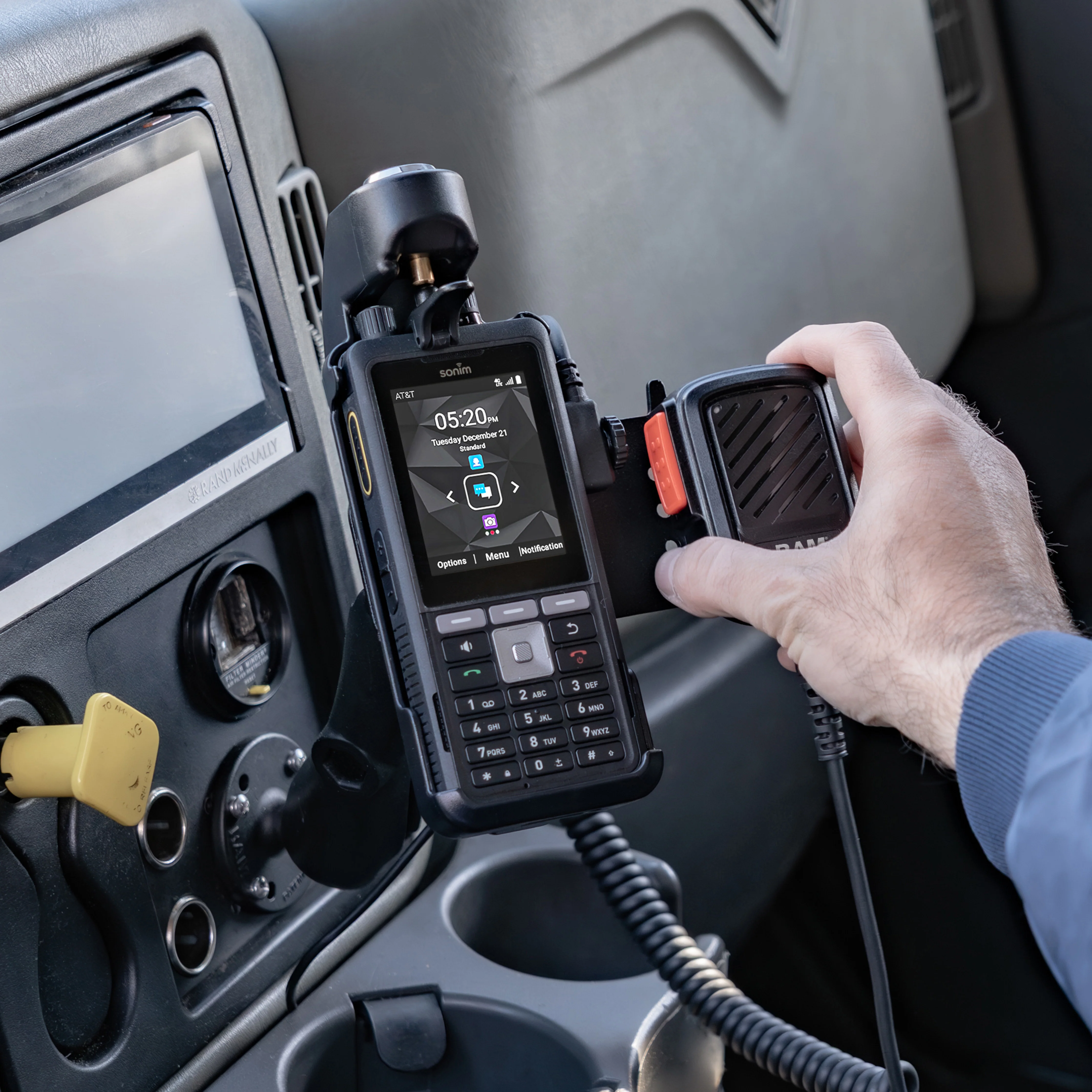 RAMĀ® PTT Remote Speaker Mic Bundle for Sonim XP5plus & XP5plus 5G - Image 6