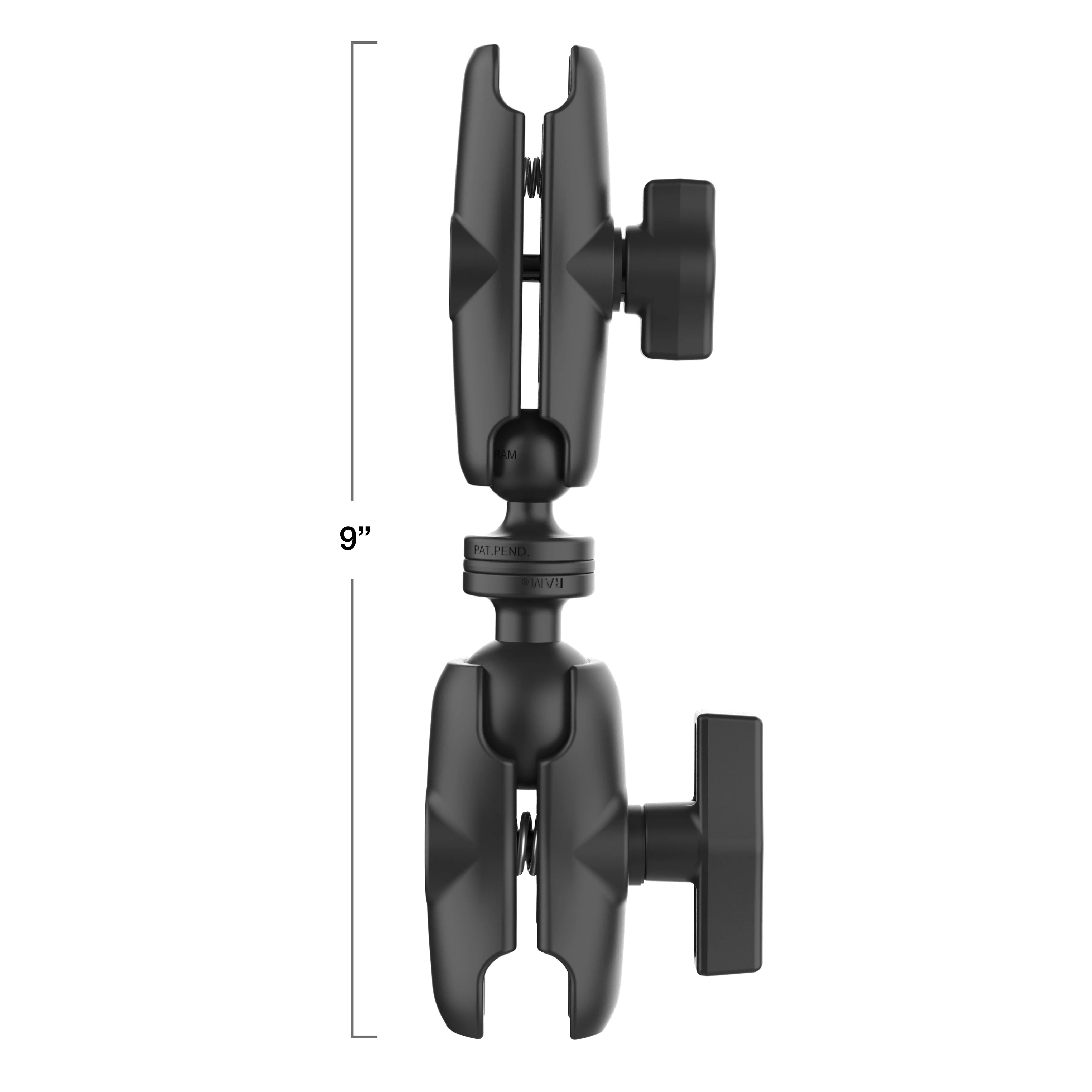 RAMĀ® 9" Long C Size to B Size Double Socket Arm Extension - Image 2