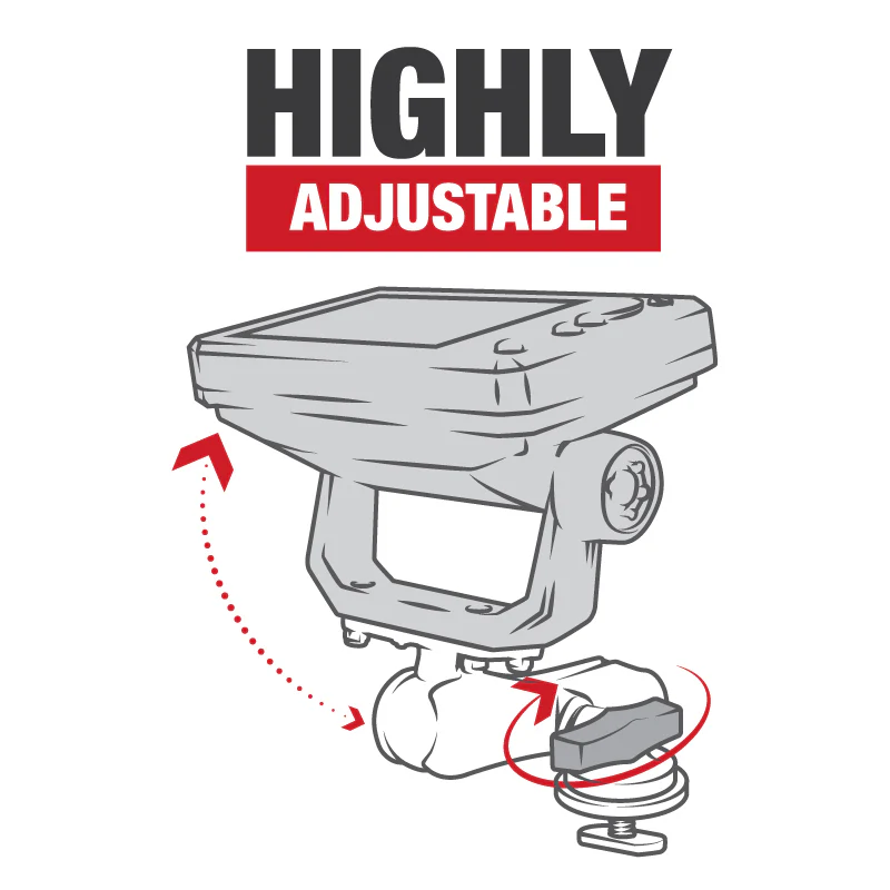 RAM® Track Ball⢠Mount for Humminbird Helix 7 - Image 4