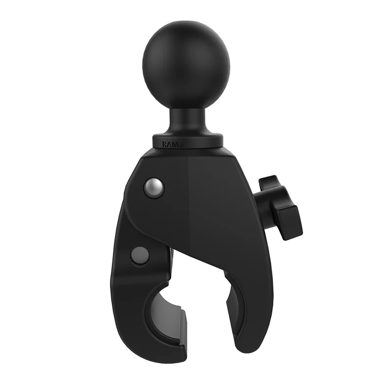 RAM® Tough-Claw™ Medium Clamp Double Ball Mount with Round Plate - Image 3