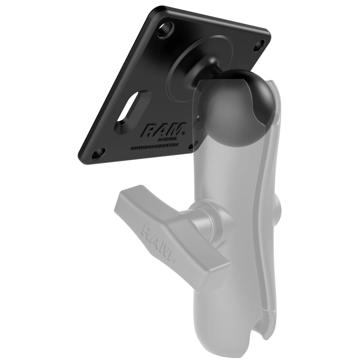 RAMĀ® 75x75mm VESA Plate with Ball - C Size - Image 3