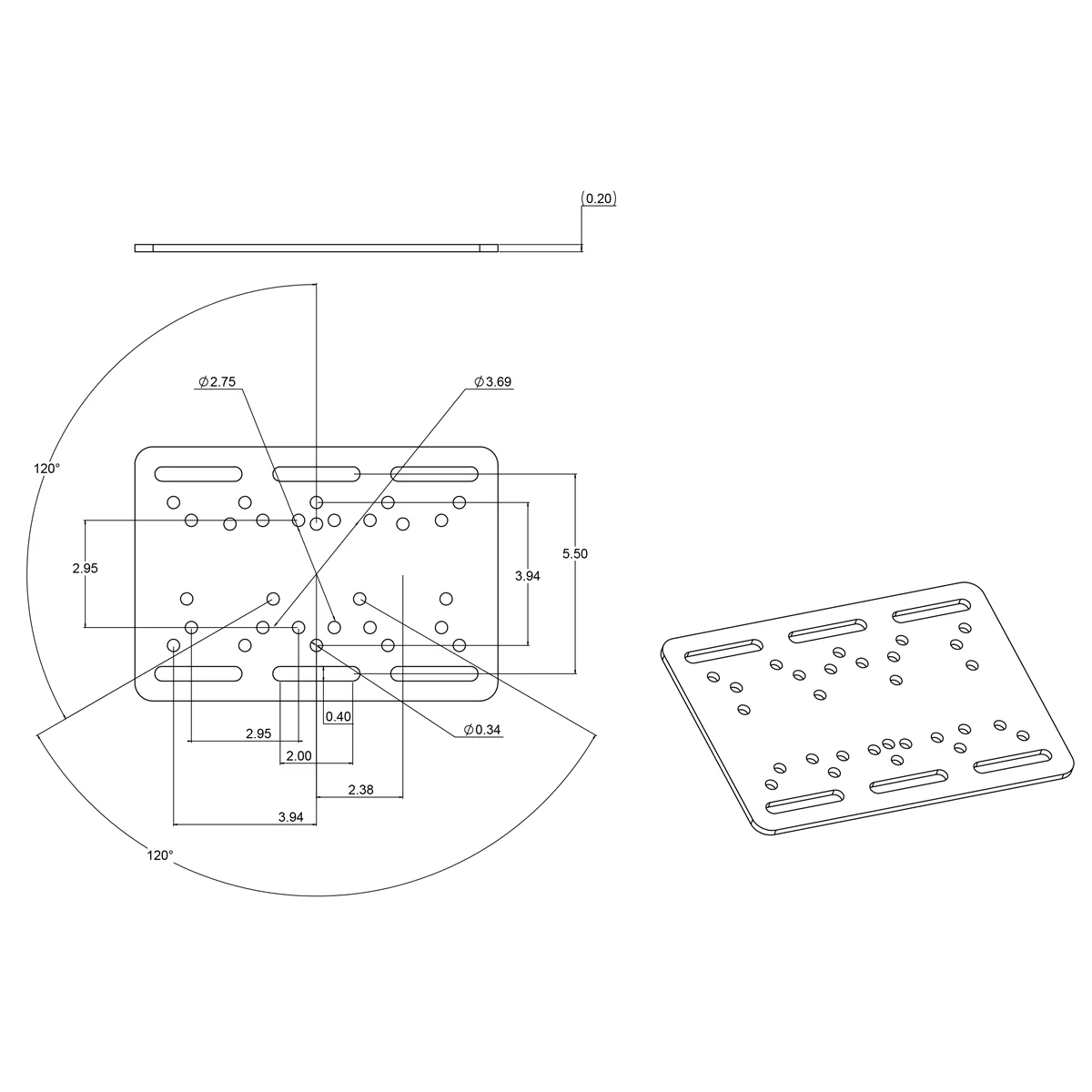 RAM® Lift Truck Overhead Guard Base with Ball - E Size - Image 2