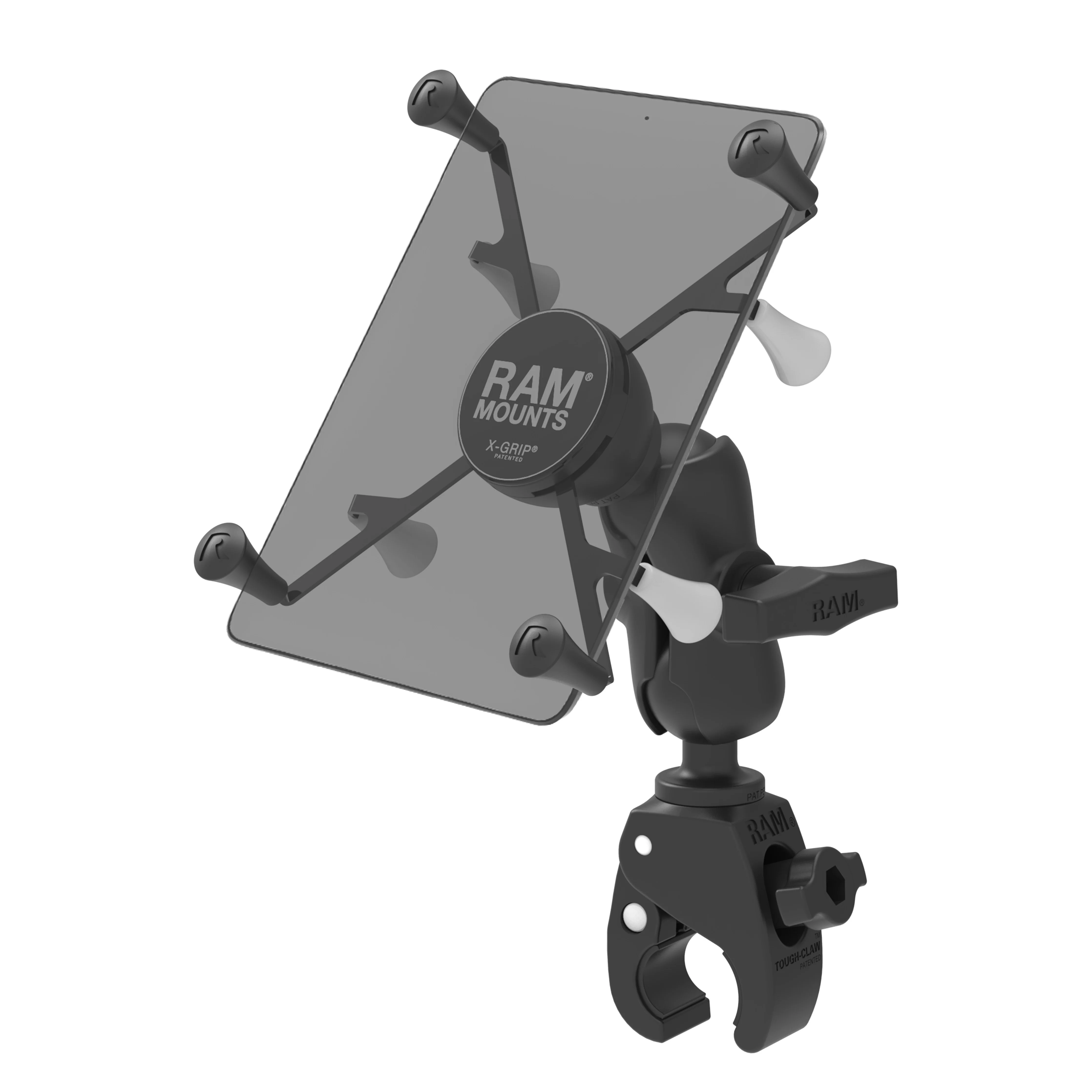 RAM® X-Grip® with Tough-Claw⢠Mount for 7"-8" Tablets - C Size Short