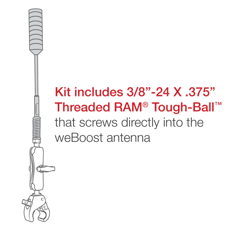 RAM® Tough-Claw™ Heavy Duty Mount for weBoost - Image 5