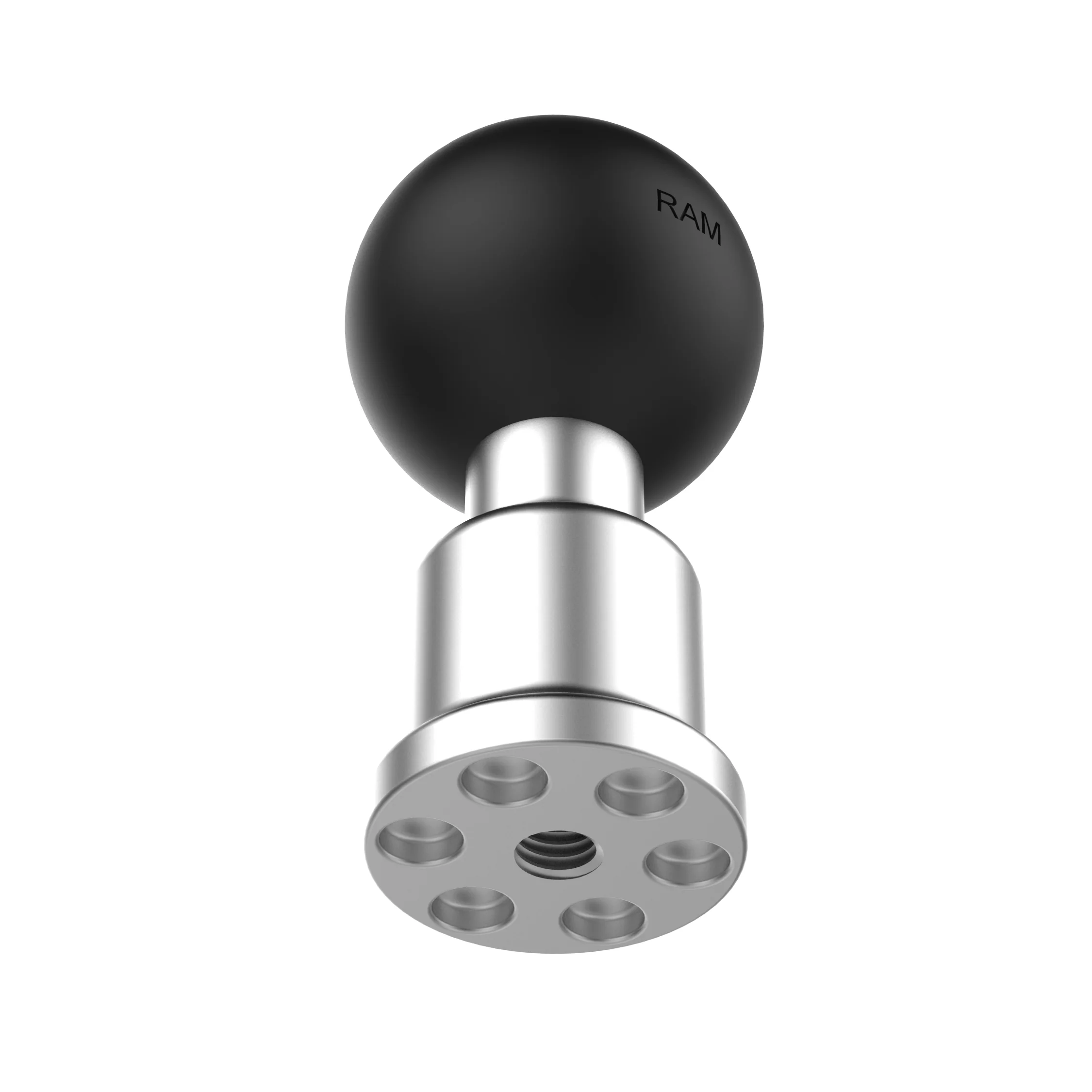 RAMĀ® Aluminum Pin-Lock Ball Adapter with 1/4"-20 Female Thread - C Size - Image 2