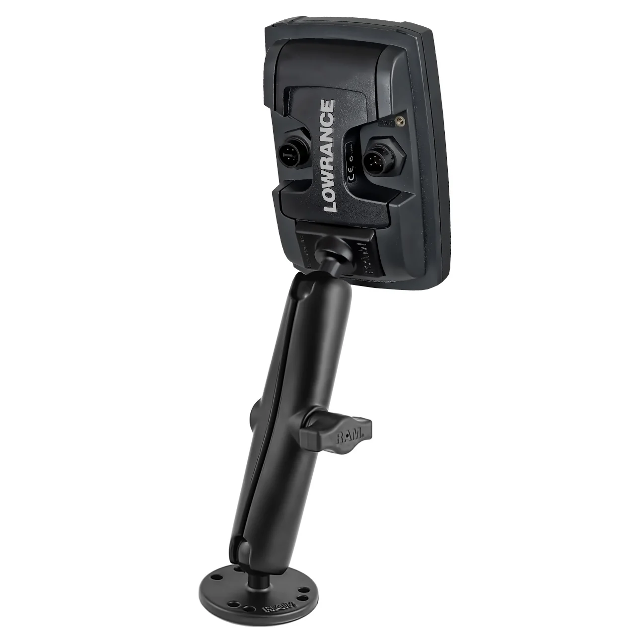 RAM® Double Ball Mount for Lowrance Elite-4 & Mark-4 - Image 2