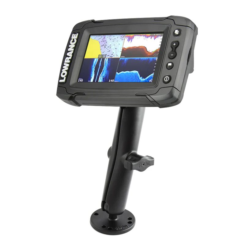 RAM® Double Ball Mount for Lowrance Elite-4 & Mark-4 - Image 3