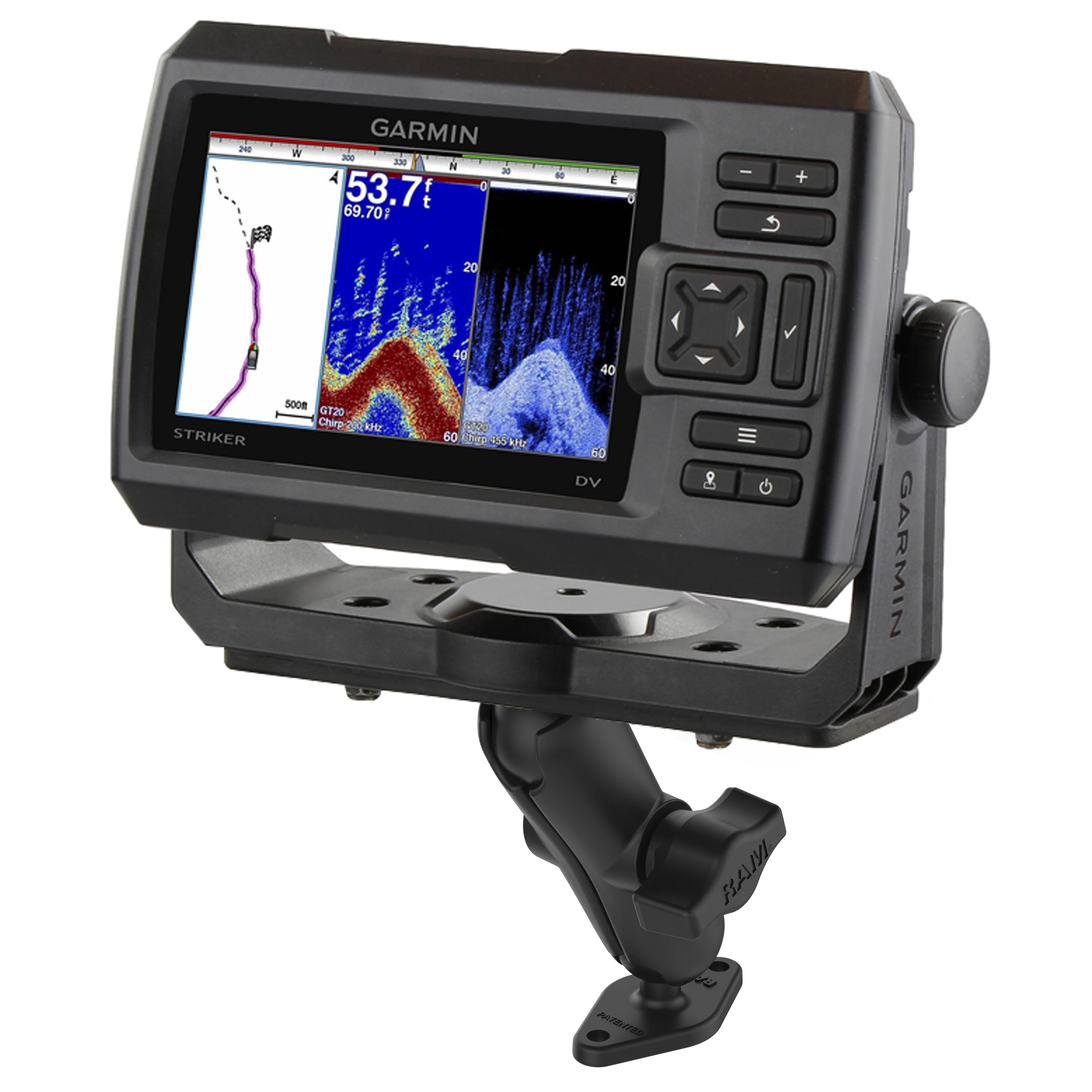 RAM® Universal Marine Electronic Mount with Diamond Base - Image 2