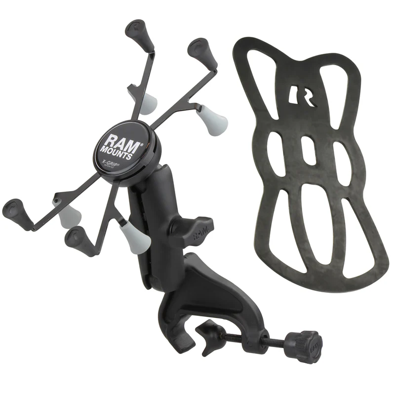 RAM® X-Grip® Mount with Yoke Clamp Base for 7"-8" Tablets - Image 2