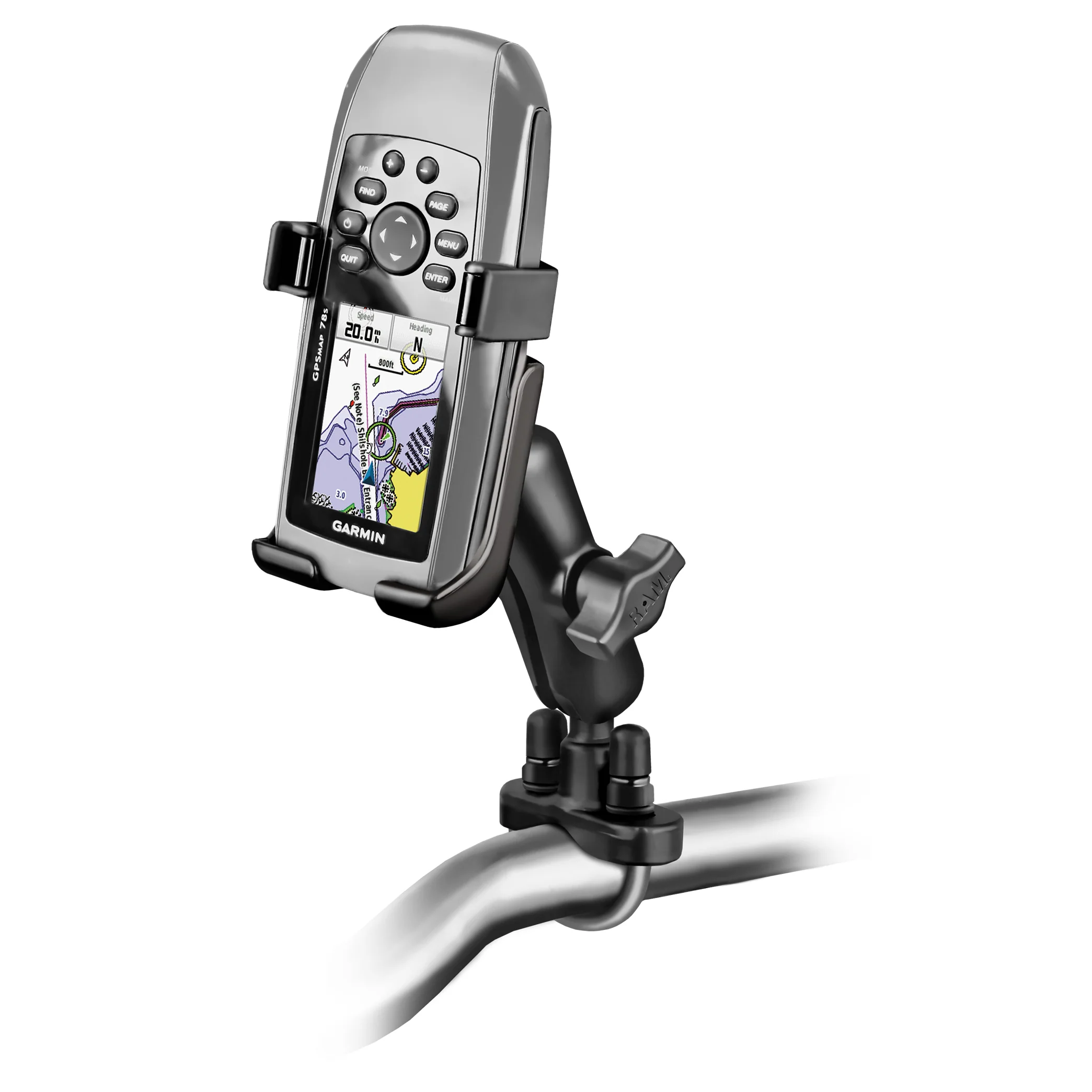 RAMĀ® U-Bolt Mount for Garmin GPSMAP 73, 78, 78S, 78SC - Stainless Steel