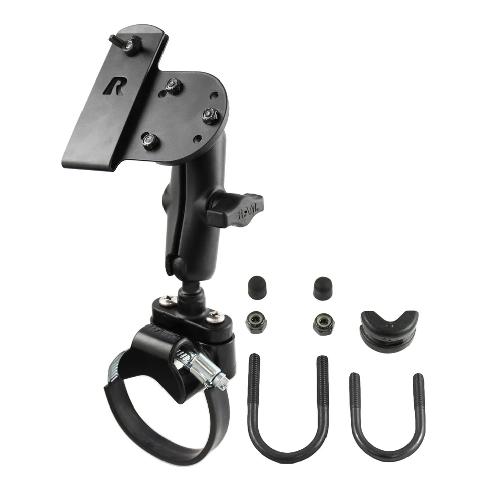 RAM® ATV/Side By Side Double Ball Rail Mount with Gun Holster Clip - Image 2