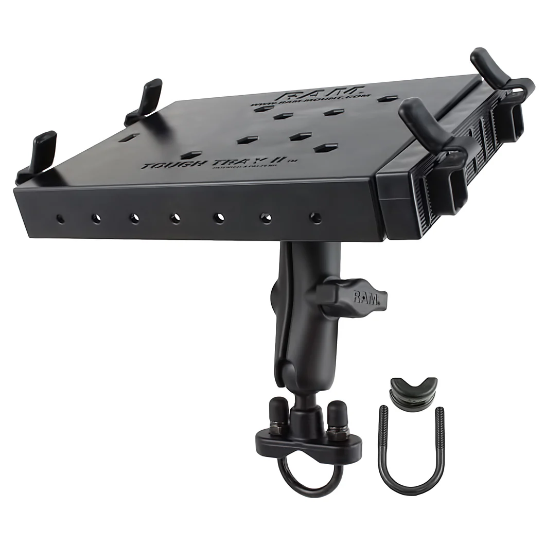 RAM® Tough-Tray⢠Tablet Mount with U-Bolt Rail Base
