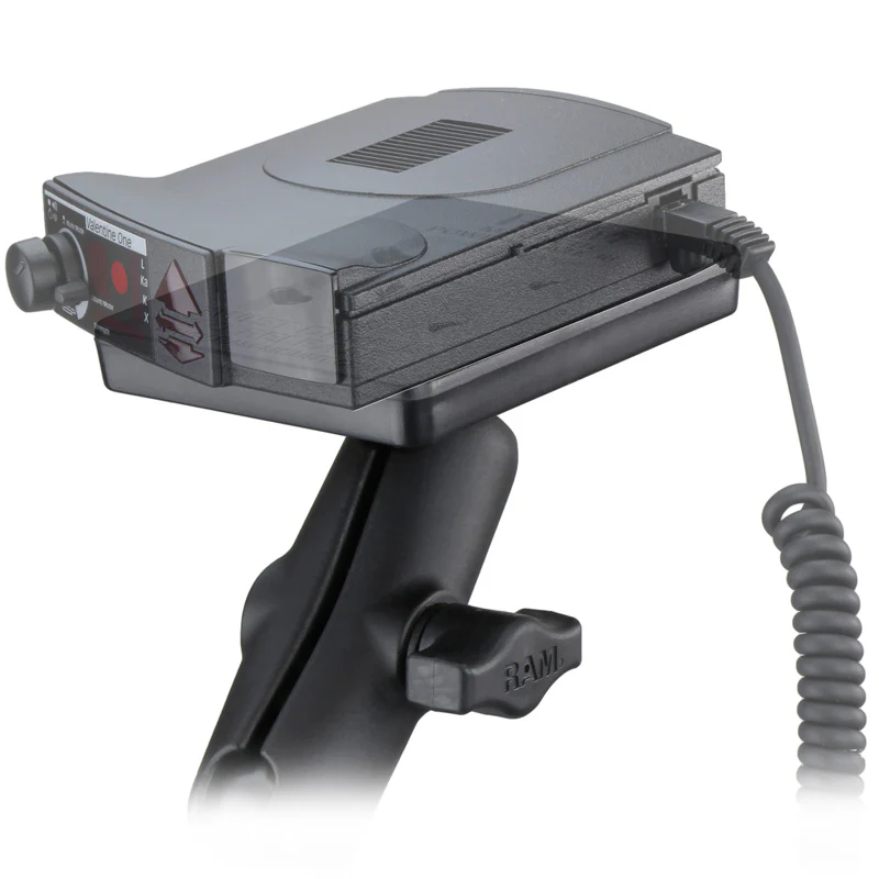 RAM® Power Plate™ III Radar Detector Mount with Handlebar U-Bolt Base - Image 2
