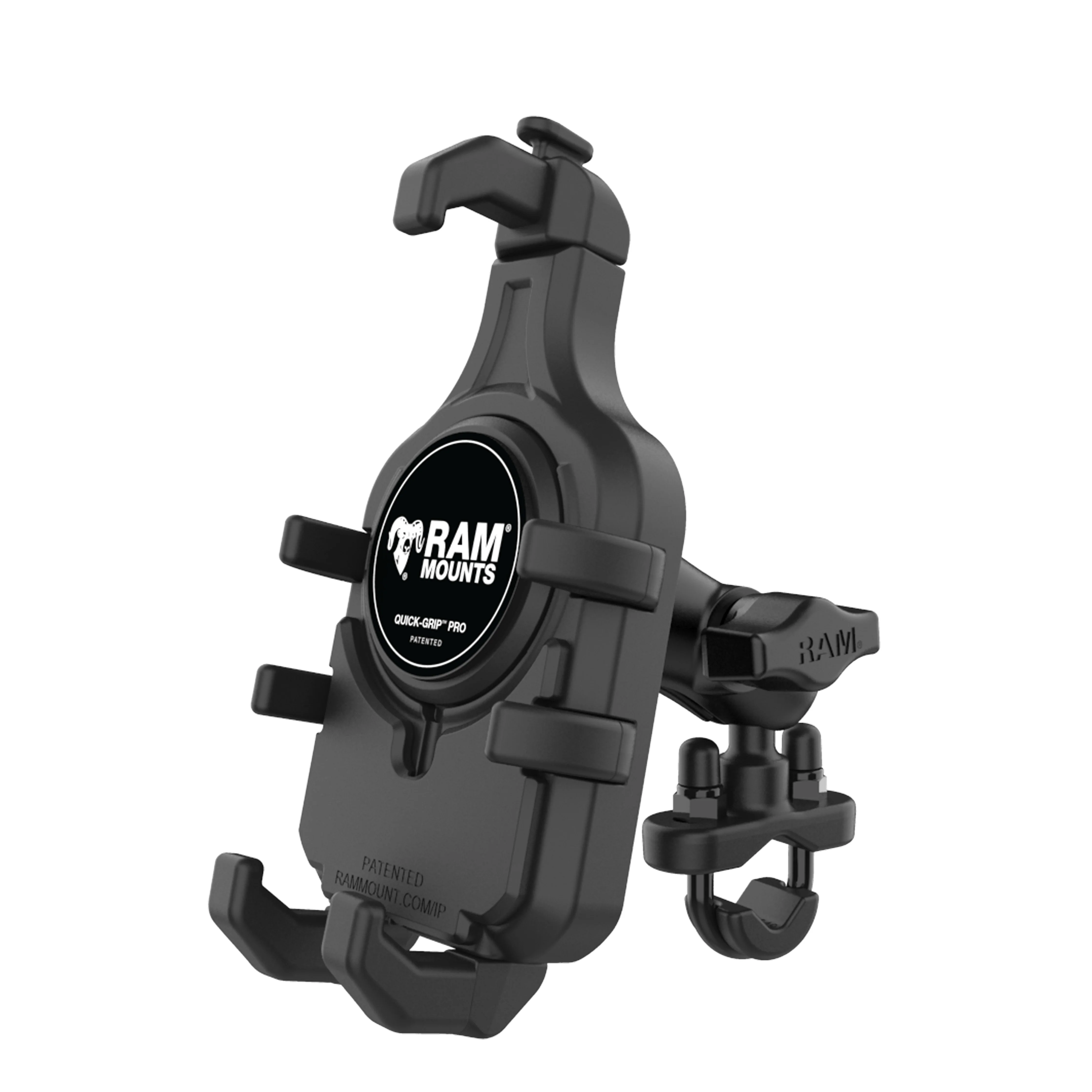 RAM® Quick-Grip⢠Pro Phone Mount with Handlebar U-Bolt Base - Short - Image 2