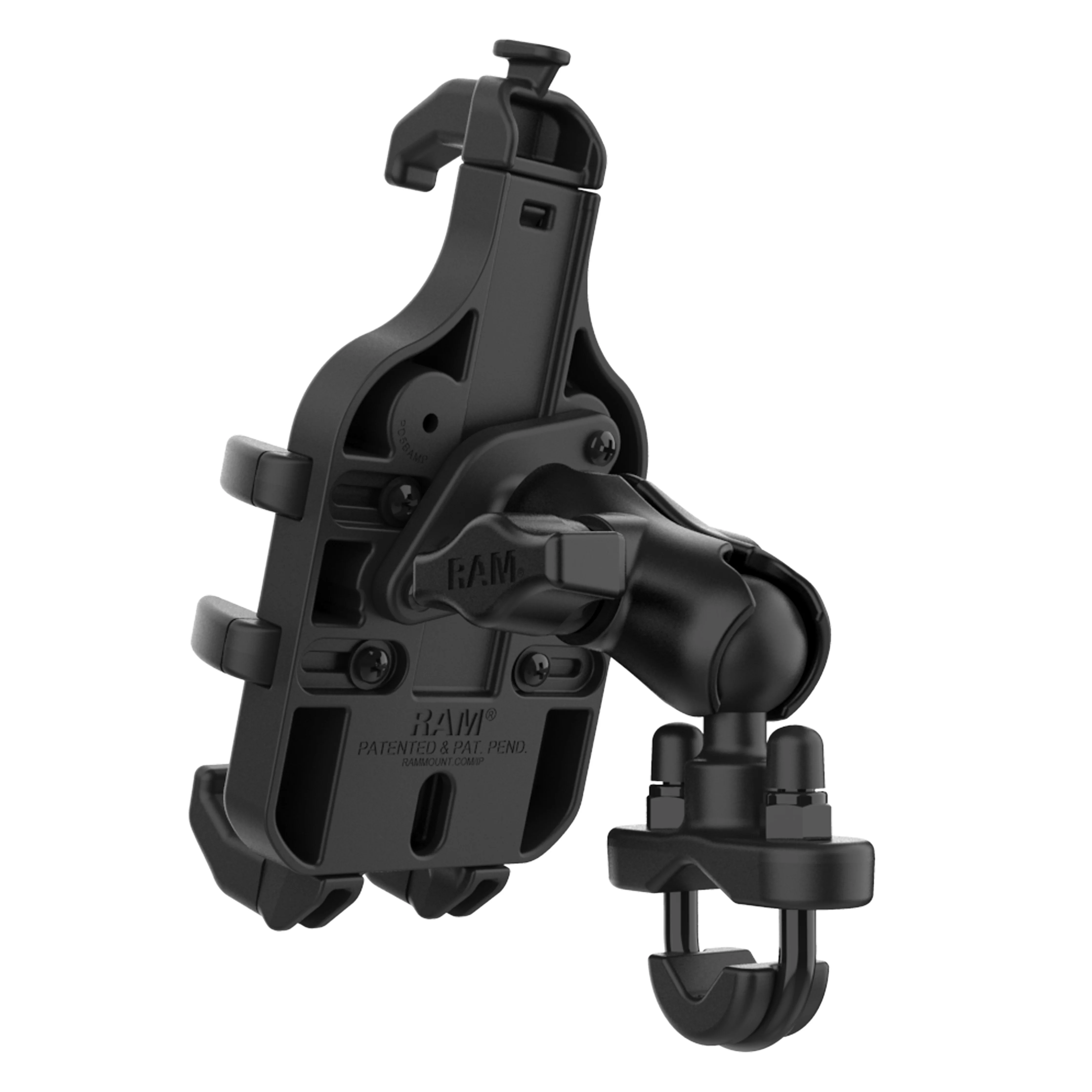 RAM® Quick-Grip⢠Pro Phone Mount with Handlebar U-Bolt Base - Short - Image 3