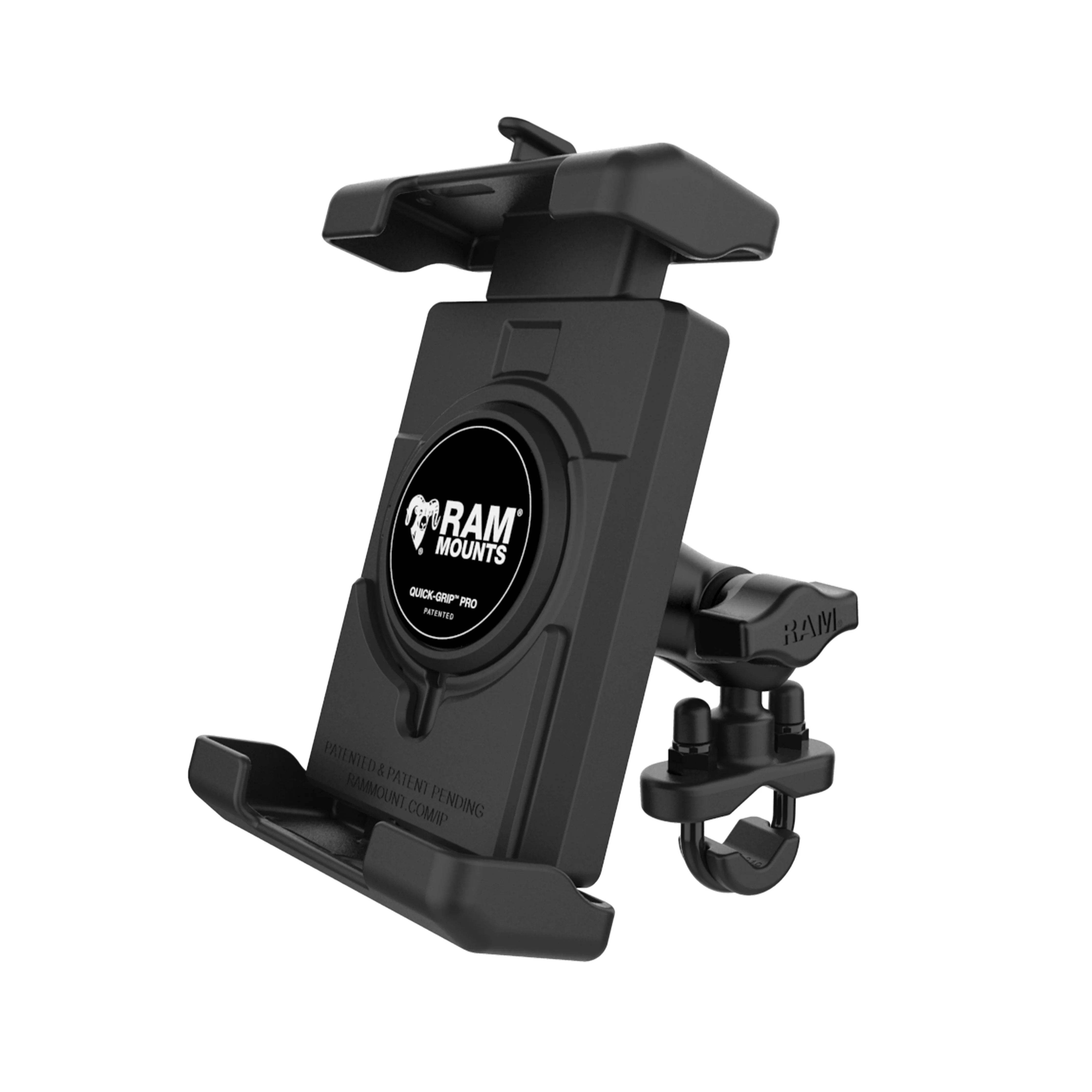 RAM® Quick-Grip™ Pro XL Phone Mount with Handlebar U-Bolt Base - Short - Image 2