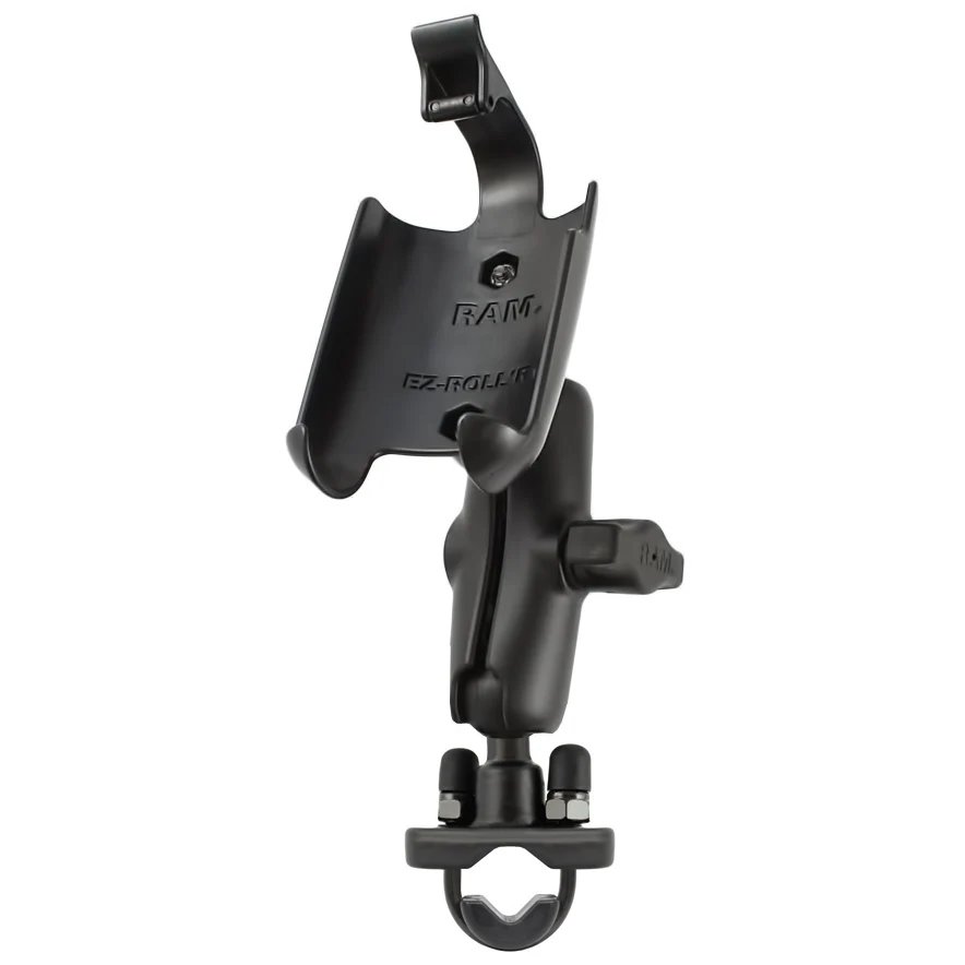 RAMĀ® Handlebar U-Bolt Double Ball Mount for Garmin Oregon Series + More - Image 2