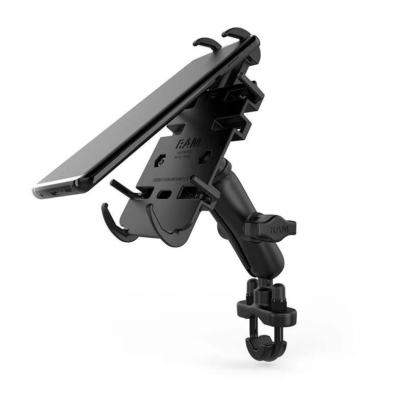 RAM® Quick-Grip™ Phone Mount with Handlebar U-Bolt Base - Medium - Image 3
