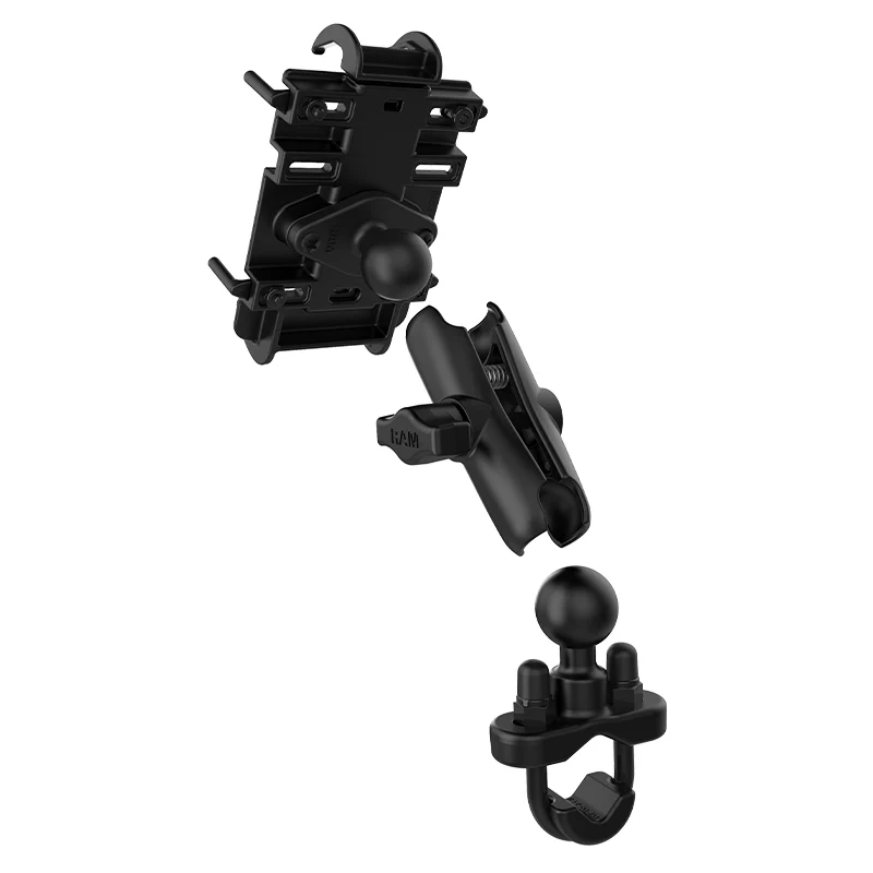 RAM® Quick-Grip™ Phone Mount with Handlebar U-Bolt Base - Medium - Image 4