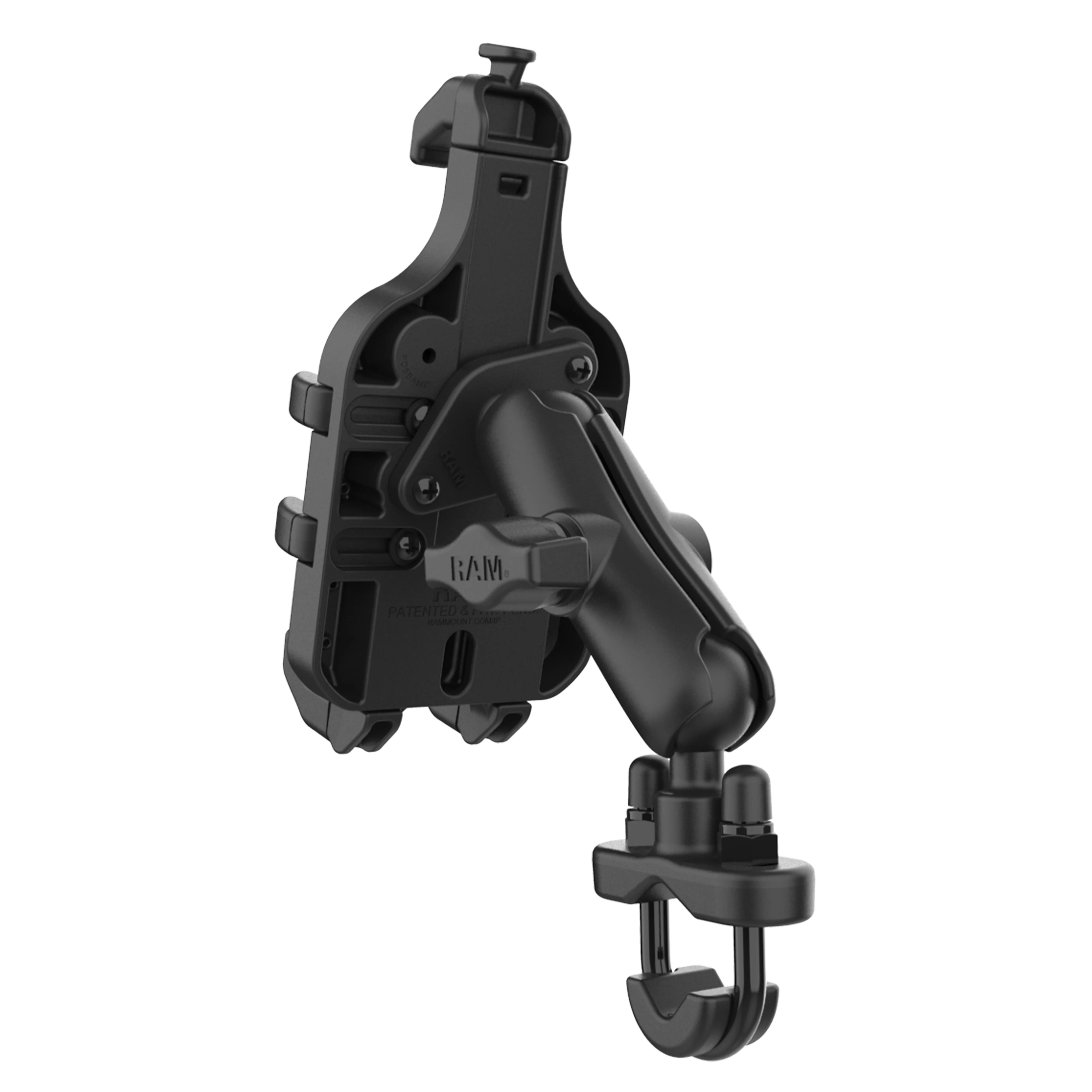 RAM® Quick-Grip™ Pro Phone Handlebar Mount with Qi2 15W Wireless Charger - Image 3