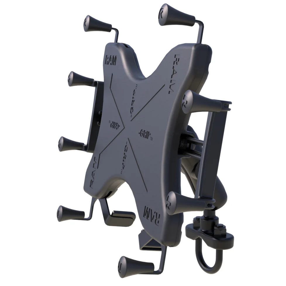 RAM® X-Grip® Large Tablet Mount with Handlebar U-Bolt Base - Image 2