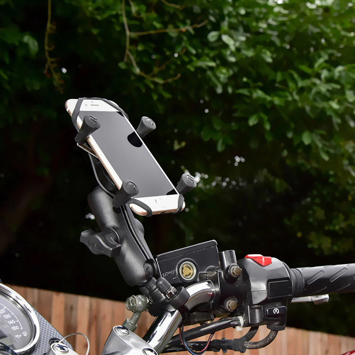 RAM® X-Grip® Phone Mount with Handlebar U-Bolt Base - Medium - Image 4