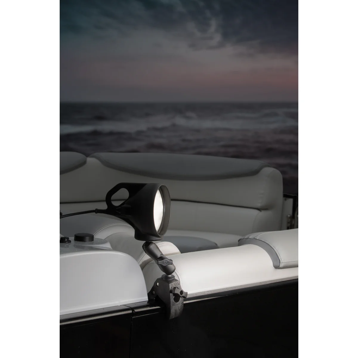 RAM® Tough-Claw™ Double Ball Mount with LED Spotlight - Image 2