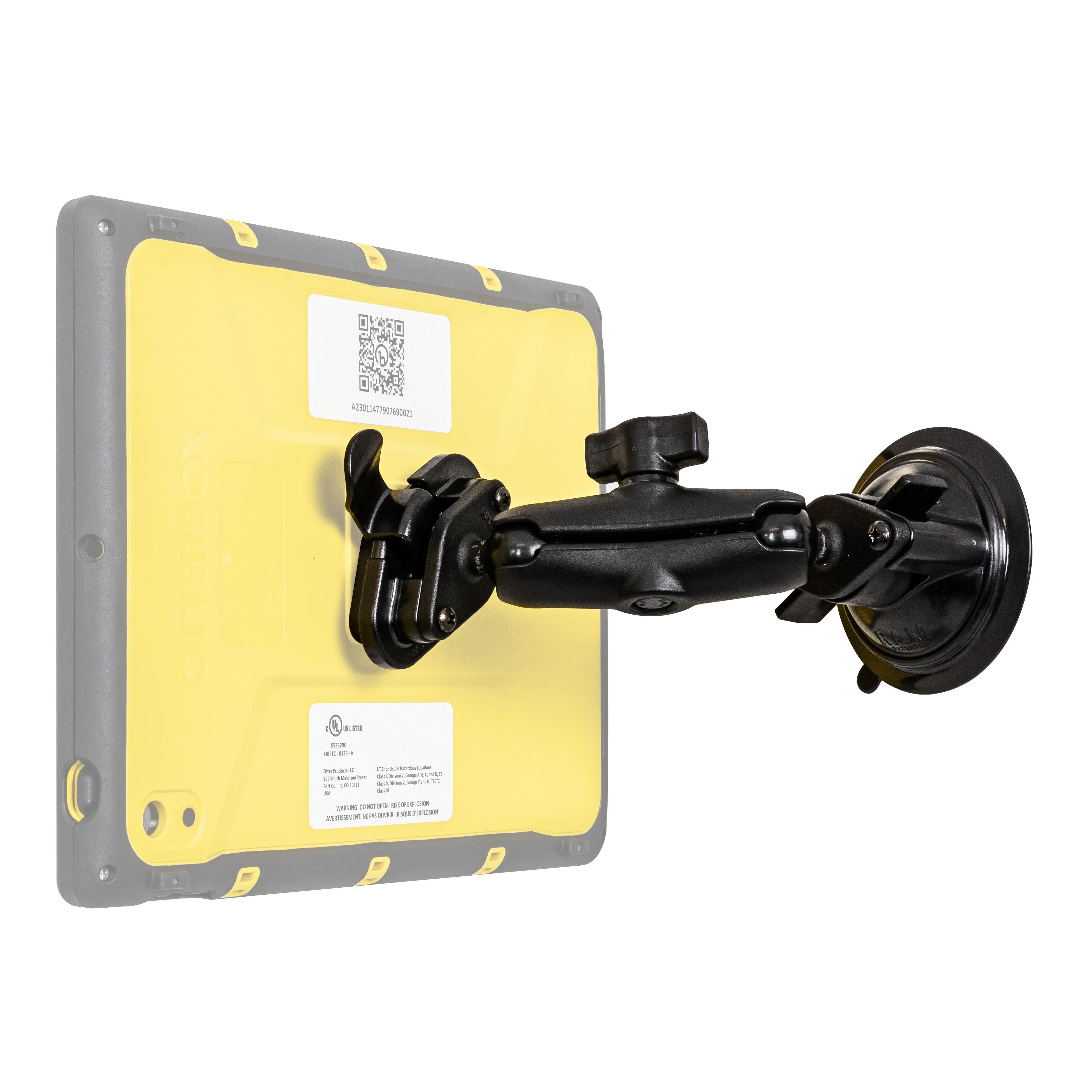 RAM® Twist-Lock™ Suction Cup Mount with EZY-Mount™ Quick Release Adapter - Image 3
