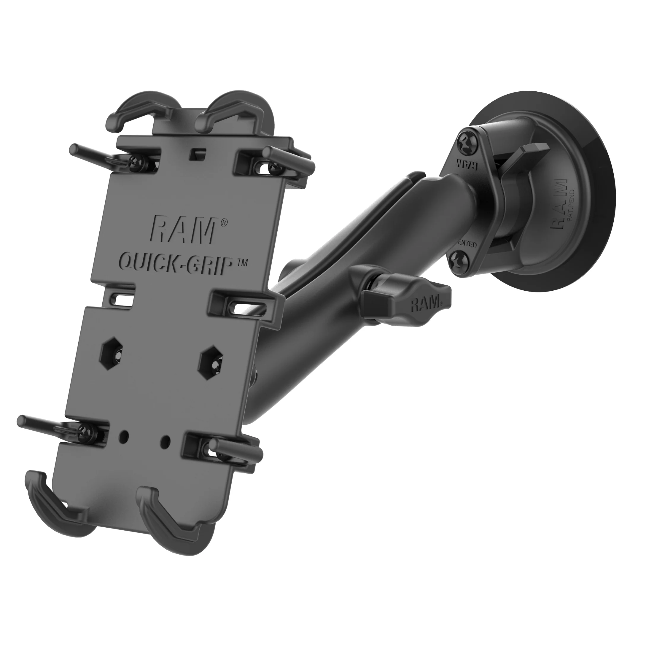 RAM® Quick-Grip⢠XL Phone Mount with Twist-Lock⢠Suction Cup - Long