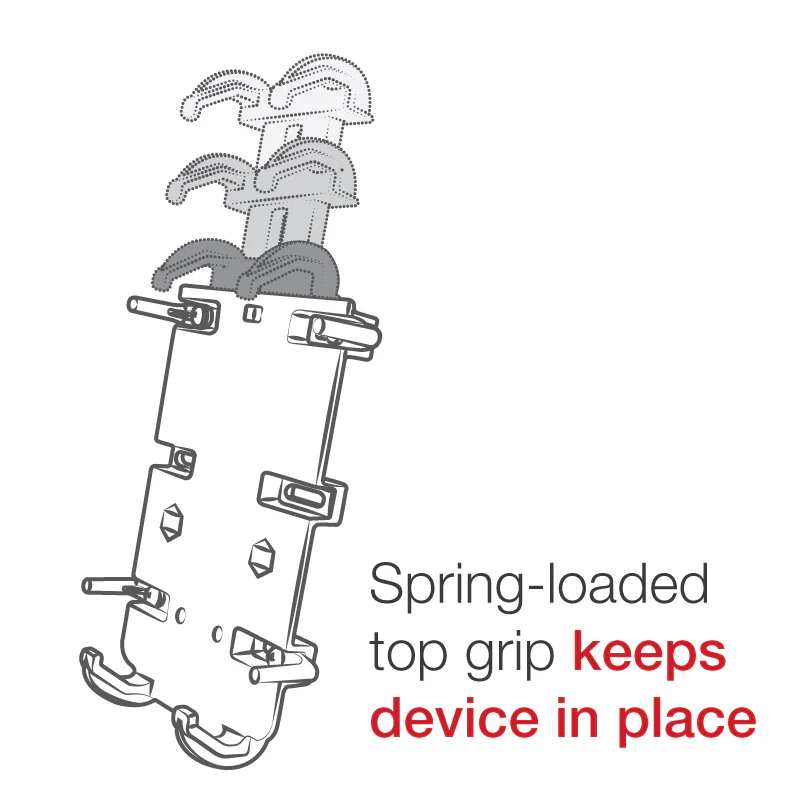 RAM® Quick-Grip⢠XL Phone Mount with Twist-Lock⢠Suction Cup - Long - Image 4