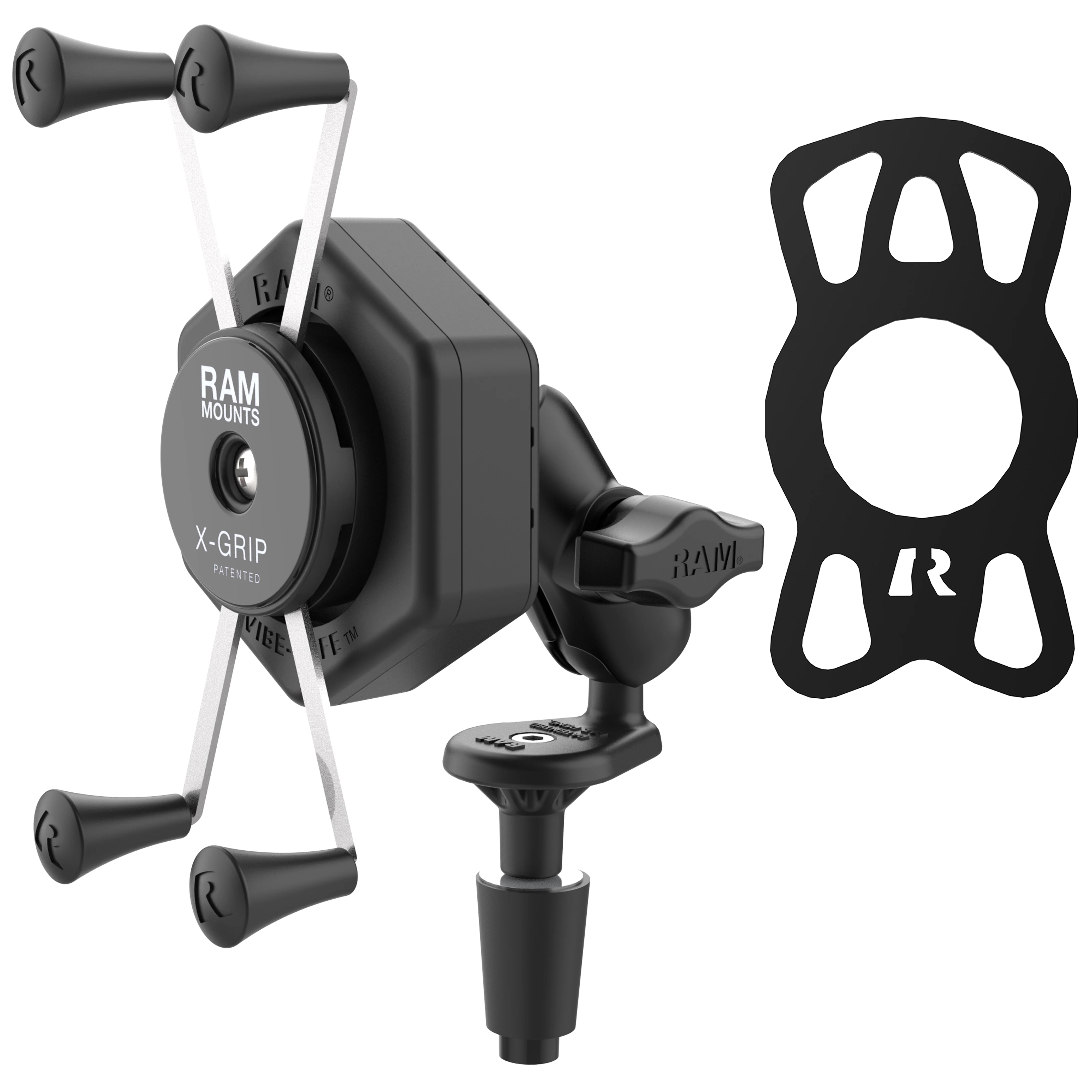 RAM® X-Grip® Large Phone Mount with Vibe-Safe™ & Fork Stem Base - Short - Image 2