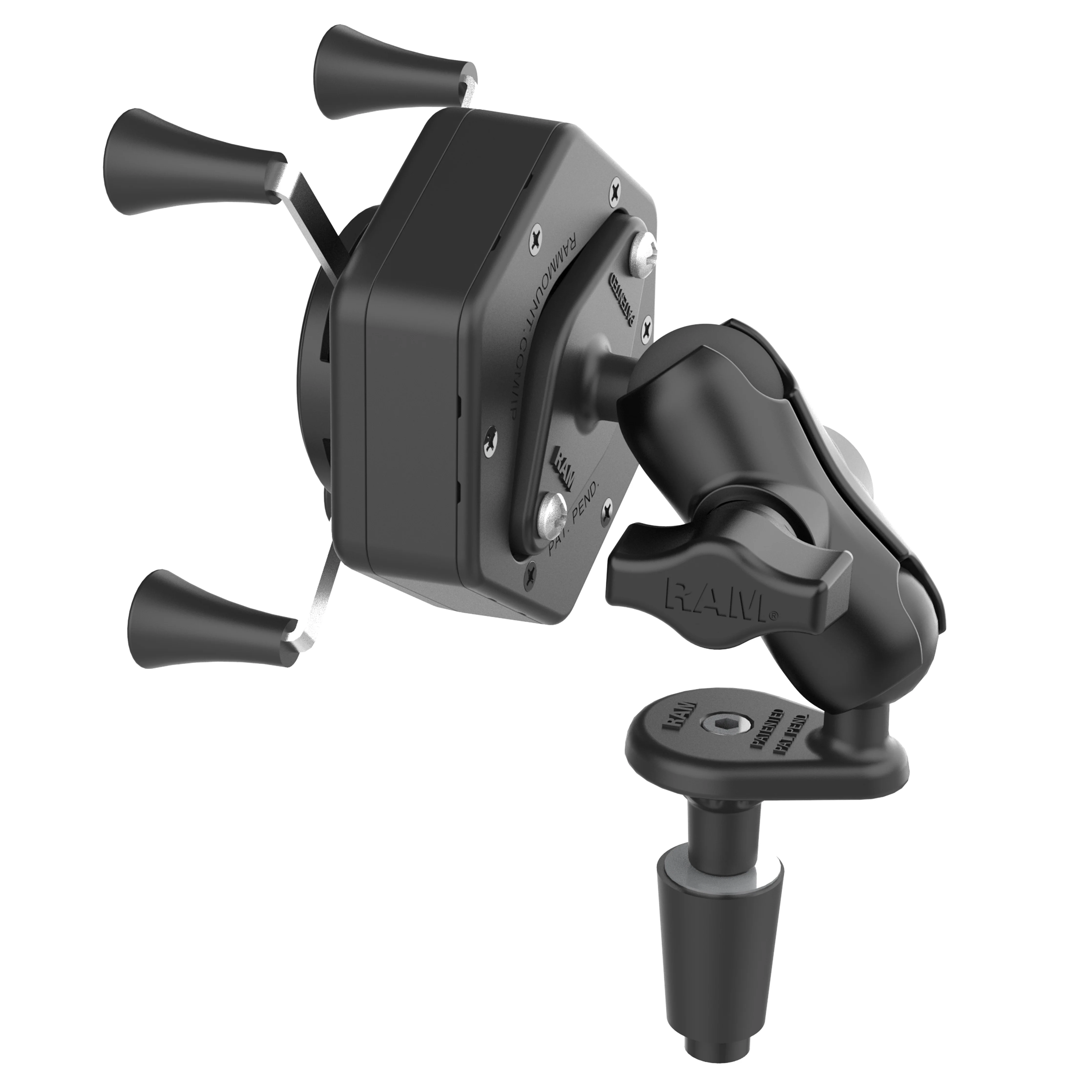 RAM® X-Grip® Phone Mount with Vibe-Safe™ & Fork Stem Base - Short - Image 3