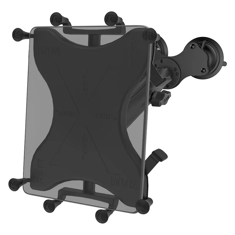 RAM® X-Grip® with Twist-Lock⢠Dual Suction for 9"-11" Tablets - Long