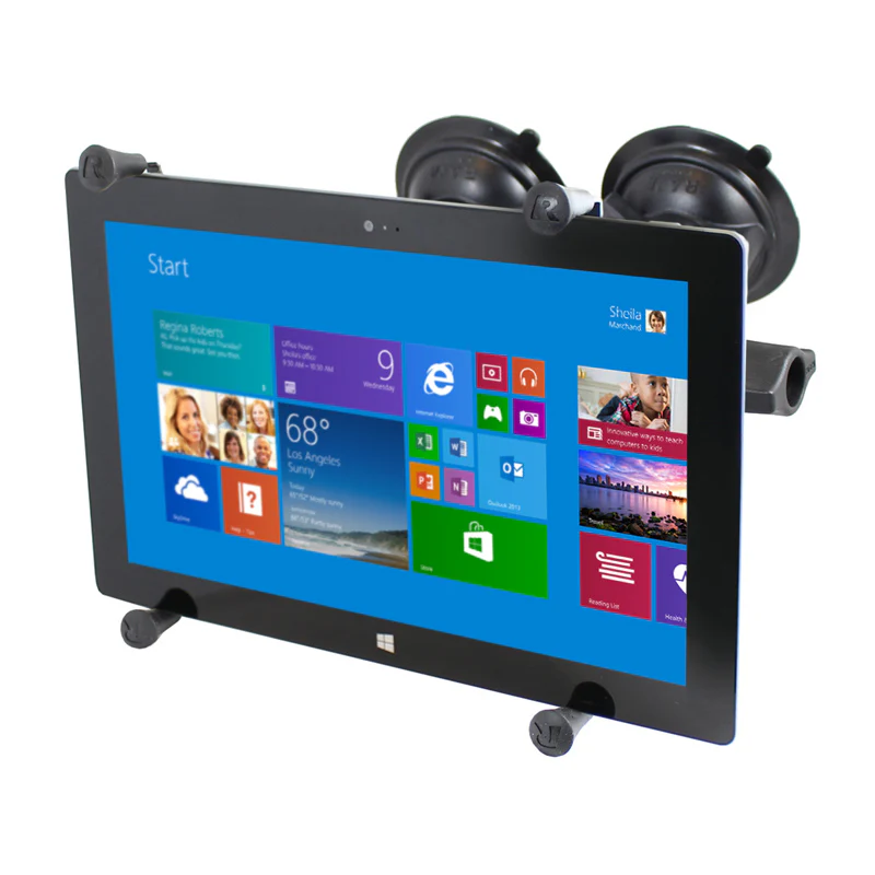RAM® X-Grip® with Twist-Lock⢠Dual Suction for 9"-11" Tablets - Long - Image 3