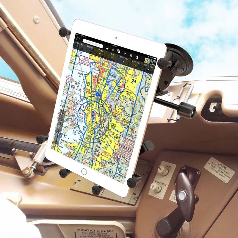 RAMĀ® X-GripĀ® with Dual Suction for 9"-11" Tablets - Inset Plate - Image 3