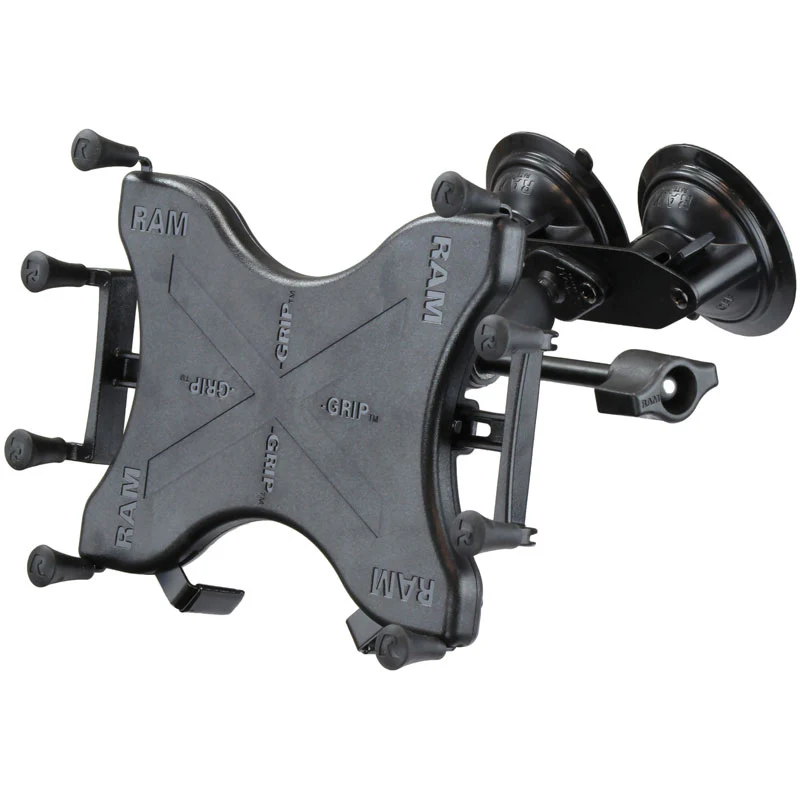 RAMĀ® X-GripĀ® with Dual Suction for 9"-11" Tablets - Flat Plate - Image 2
