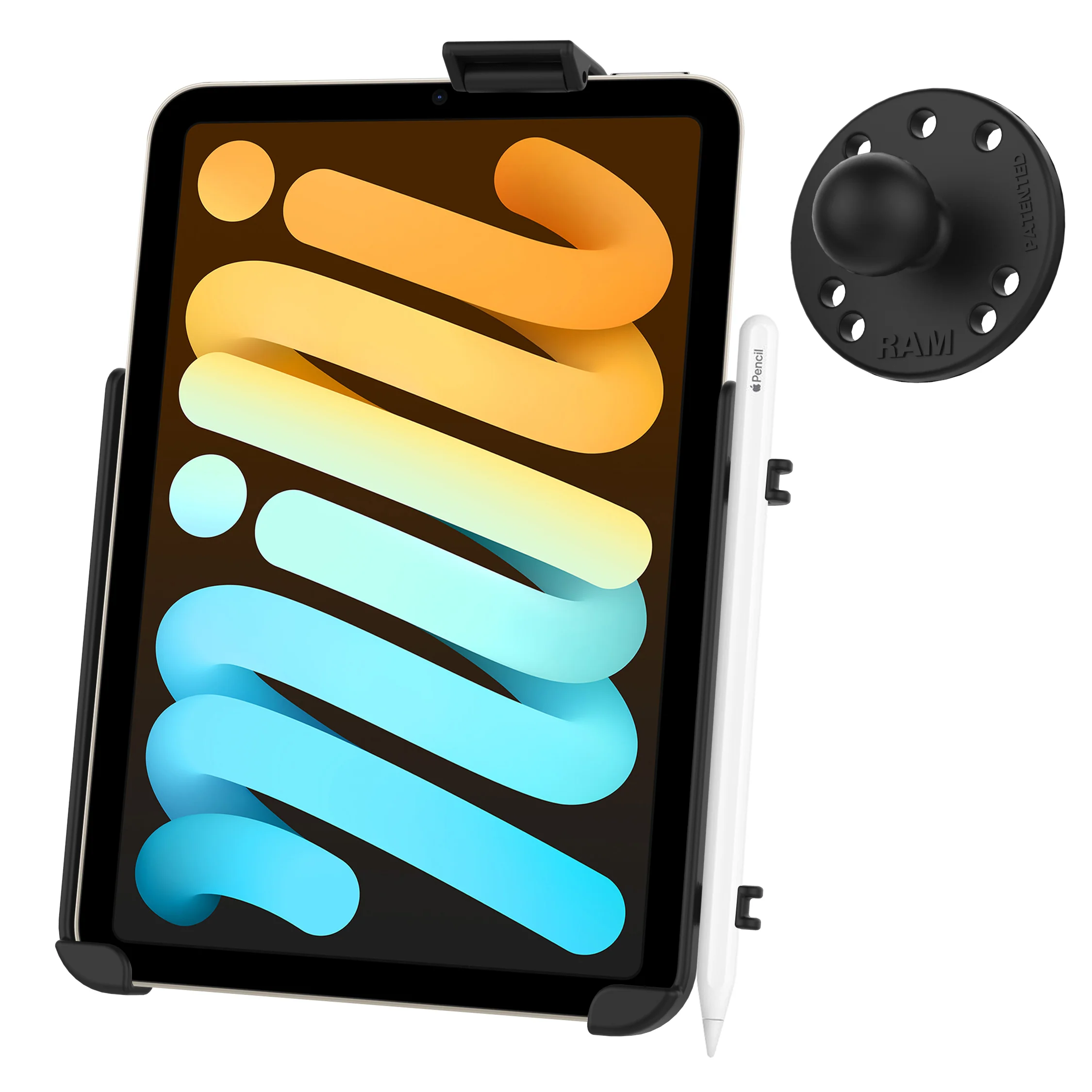 RAM® EZ-Roll'r⢠Cradle with Ball for Apple iPad mini (A17 Pro) & mini 6