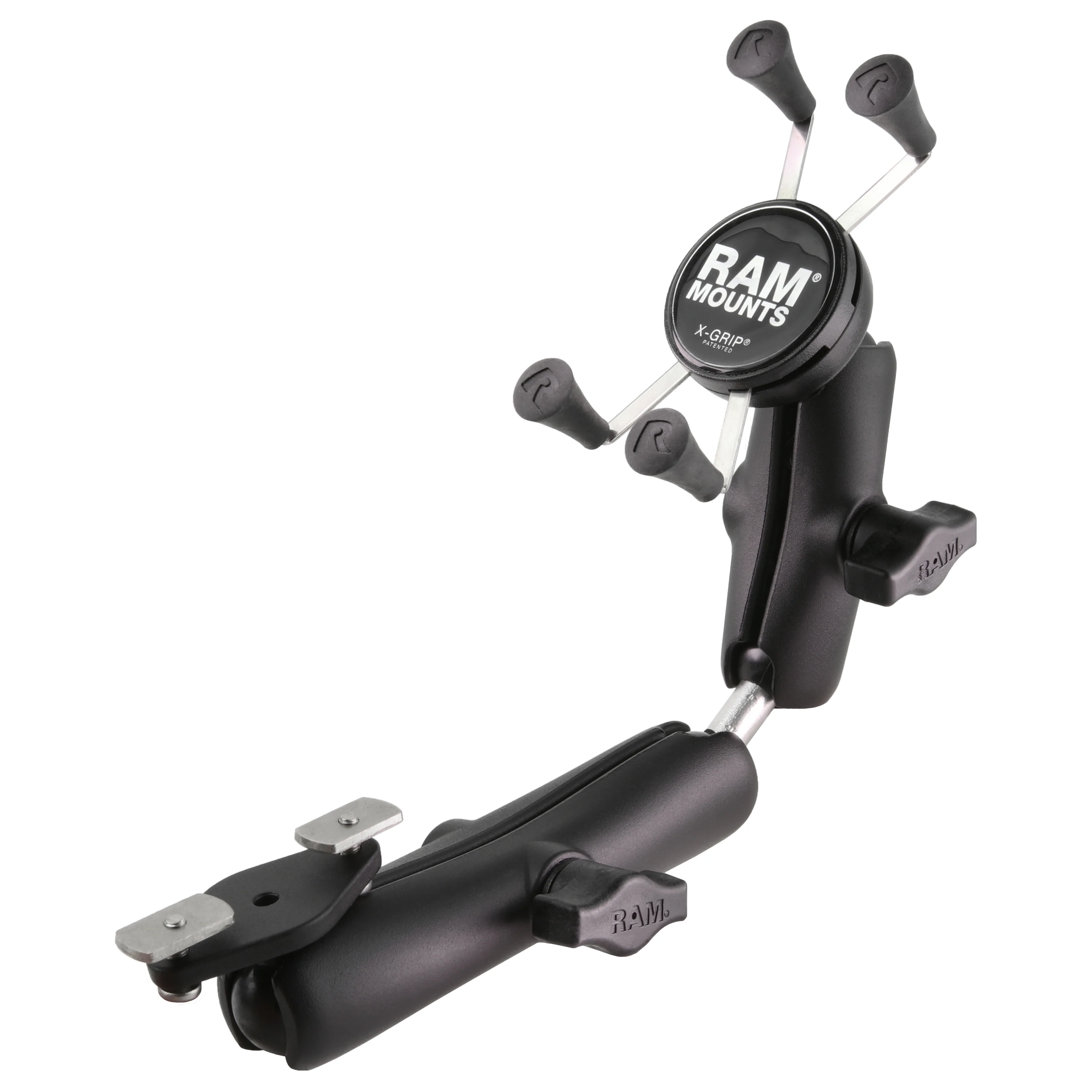 RAMĀ® X-GripĀ® Phone Mount for Wheelchair Armrests - Image 2