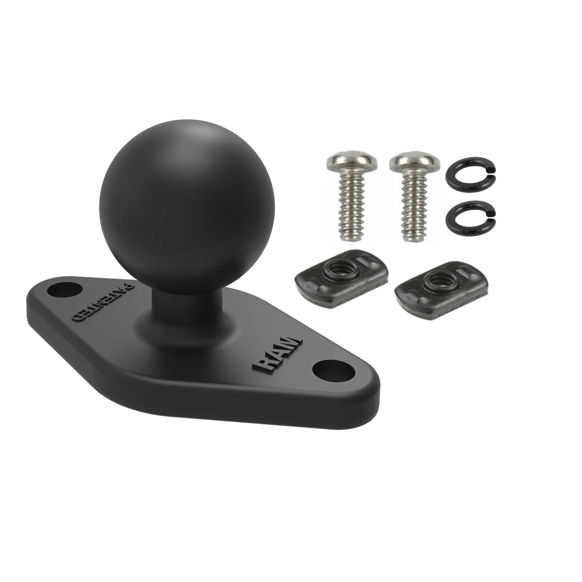 RAMĀ® Diamond Ball Base with Mounting Hardware